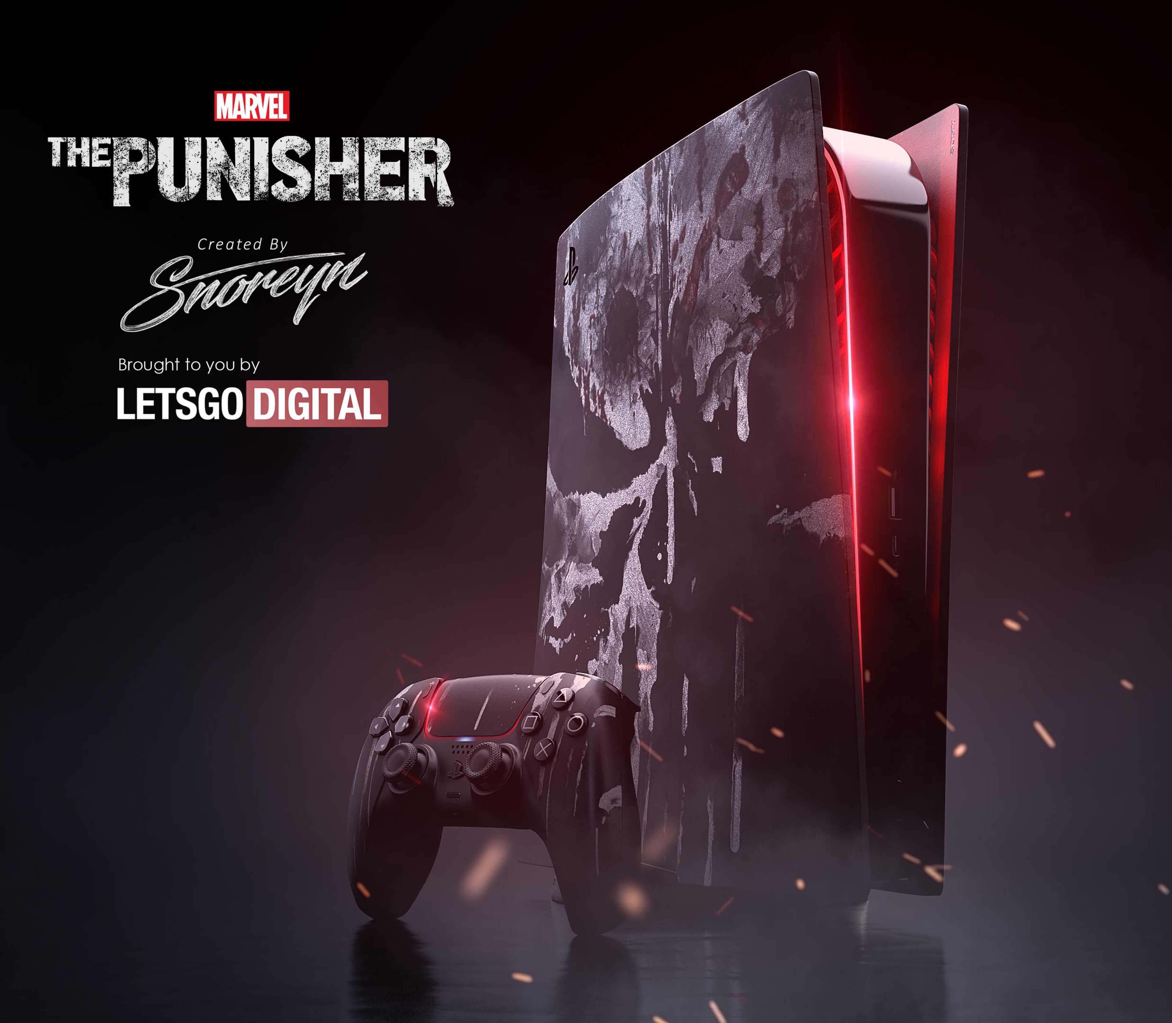 PS5 diseño The Punisher