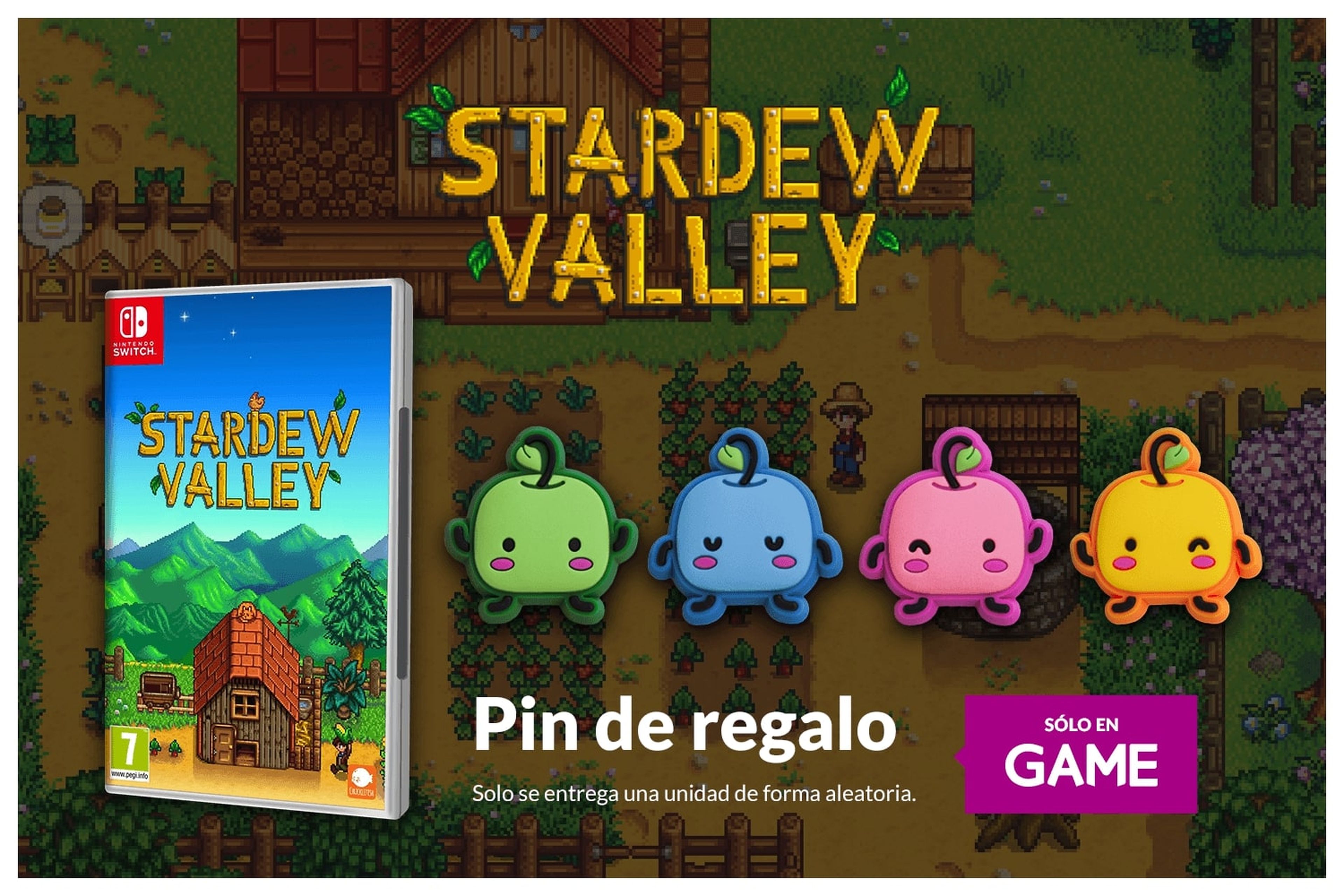 Reserva Stardew Valley en formato físico para Nintendo Switch en GAME con  pin exclusivo de regalo