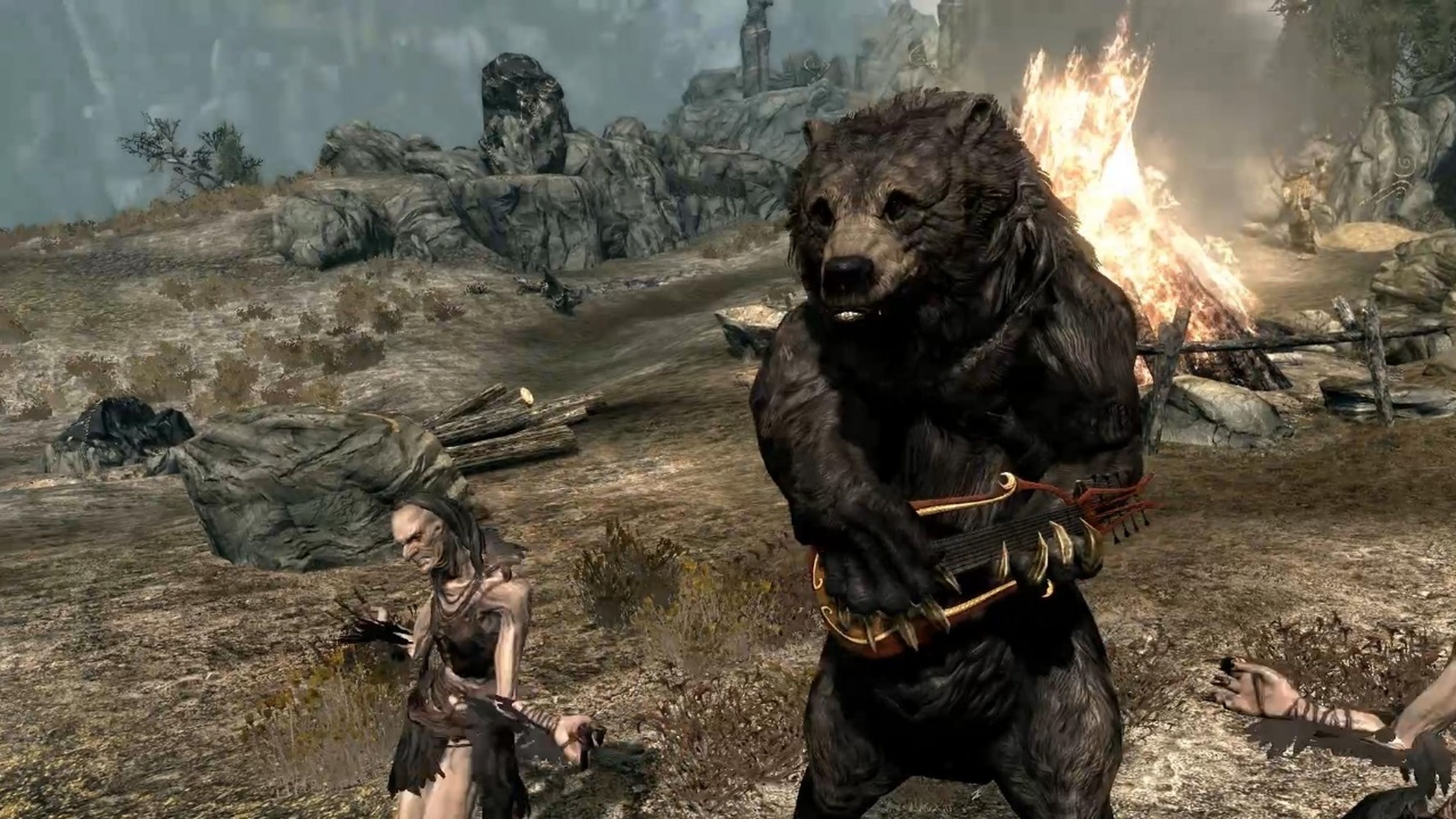 Мод на игру медведь. The Elder Scrolls медведь. Медведь the Elder Scrolls v Skyrim. Упоротый скайрим. Скайрим моды.