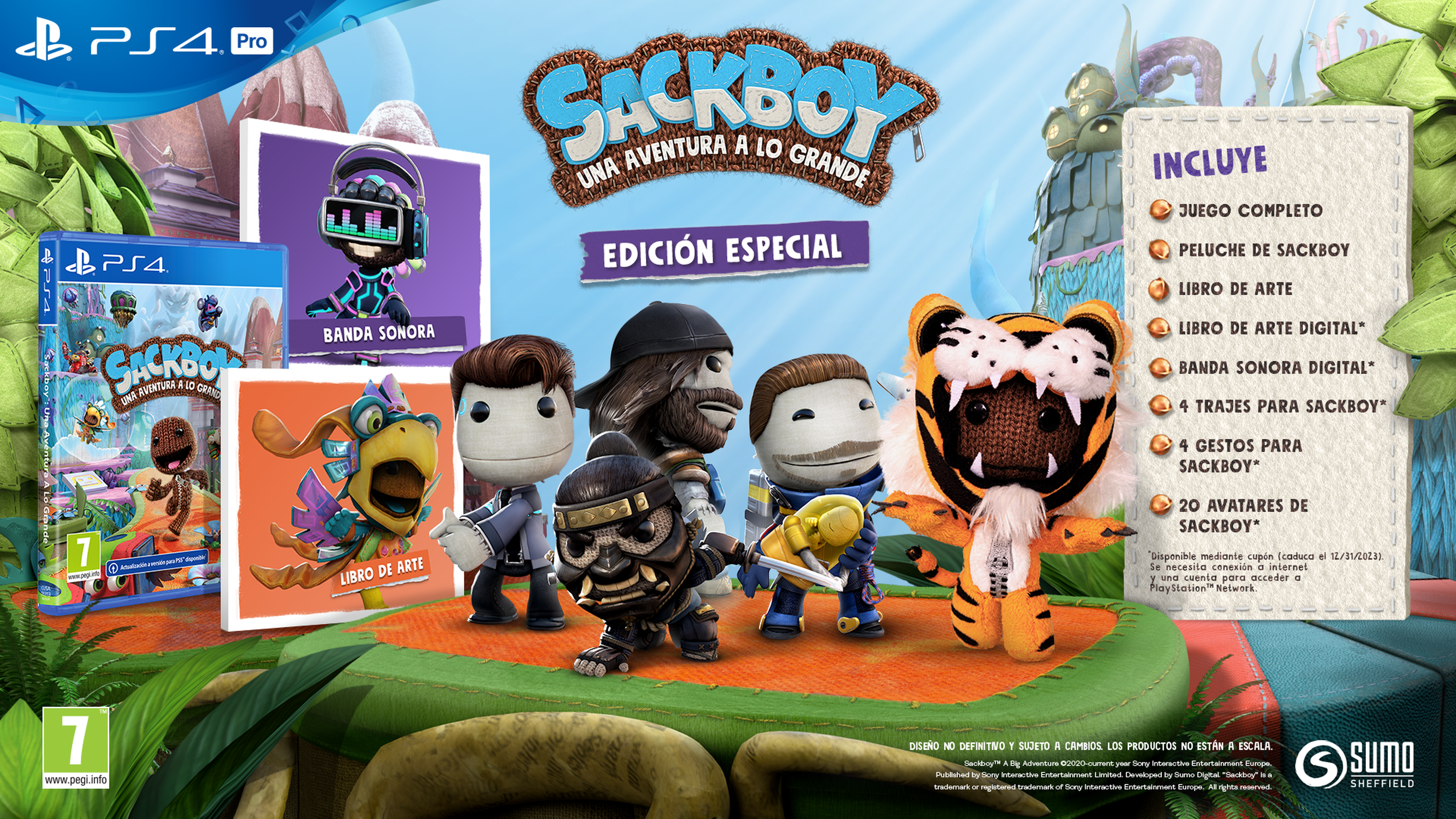 Sackboy Una aventura a lo grande edición especial PS4