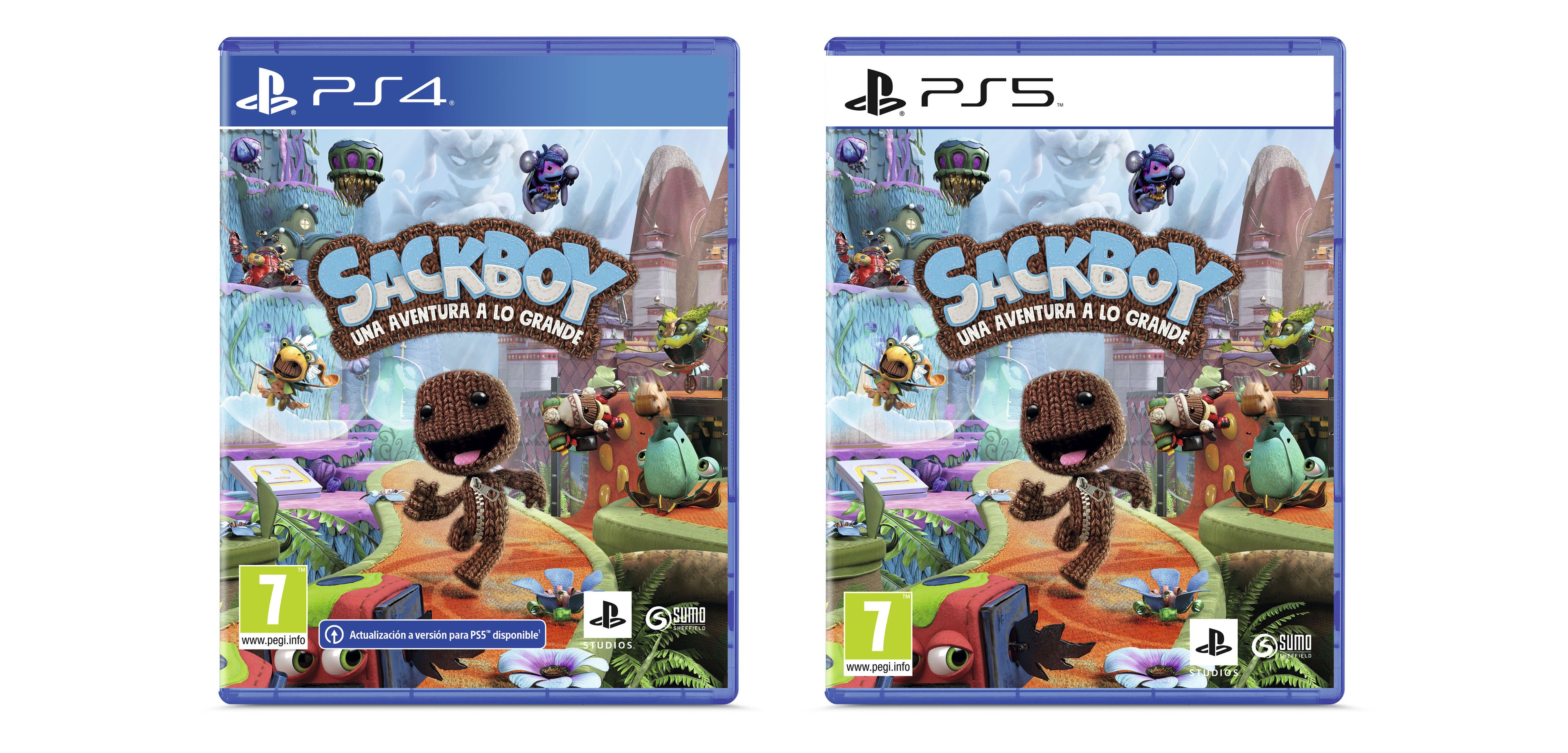 Sackboy packshots PS4-PS5