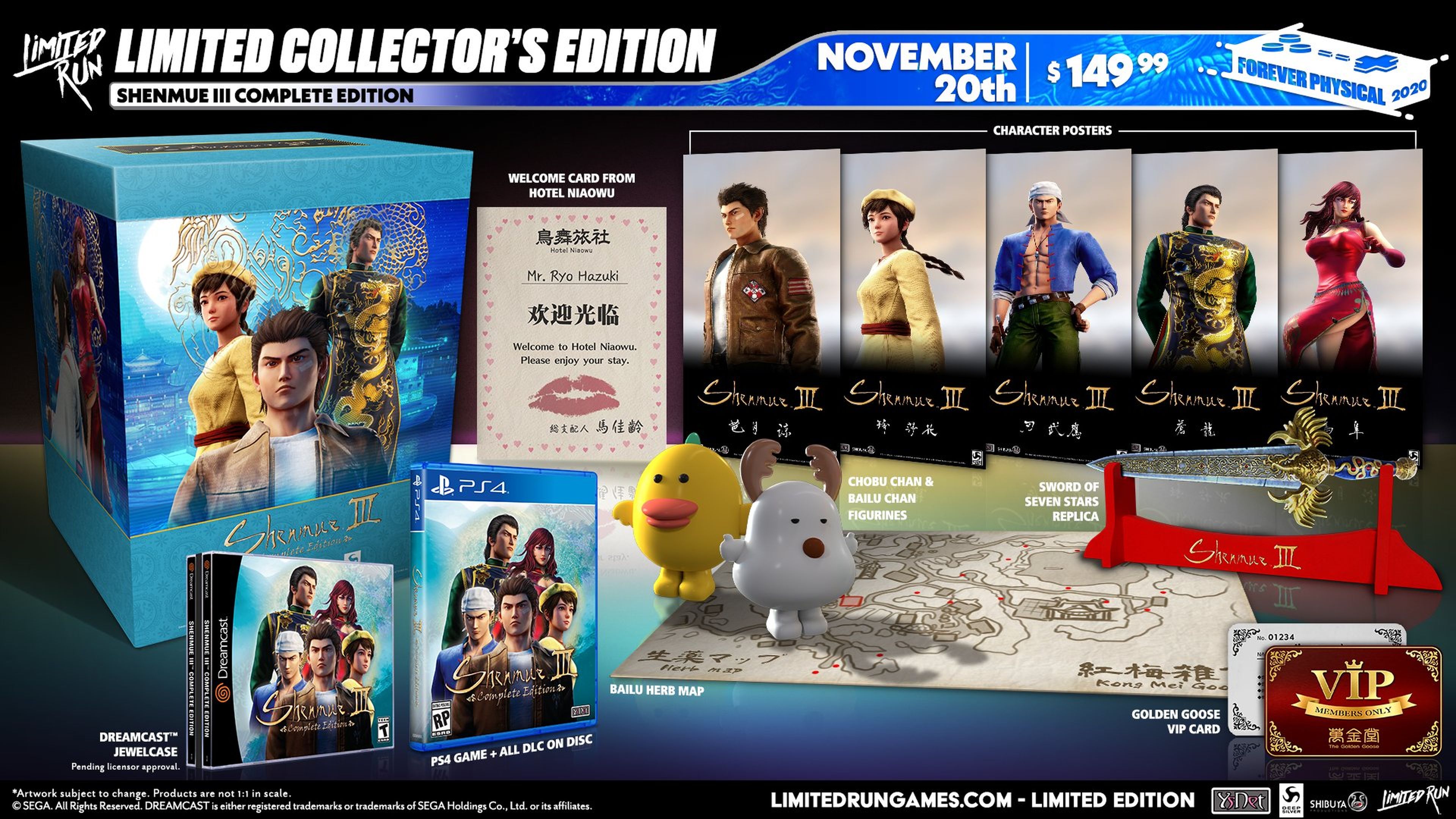 Shenmue 3 PS4 Limited Run