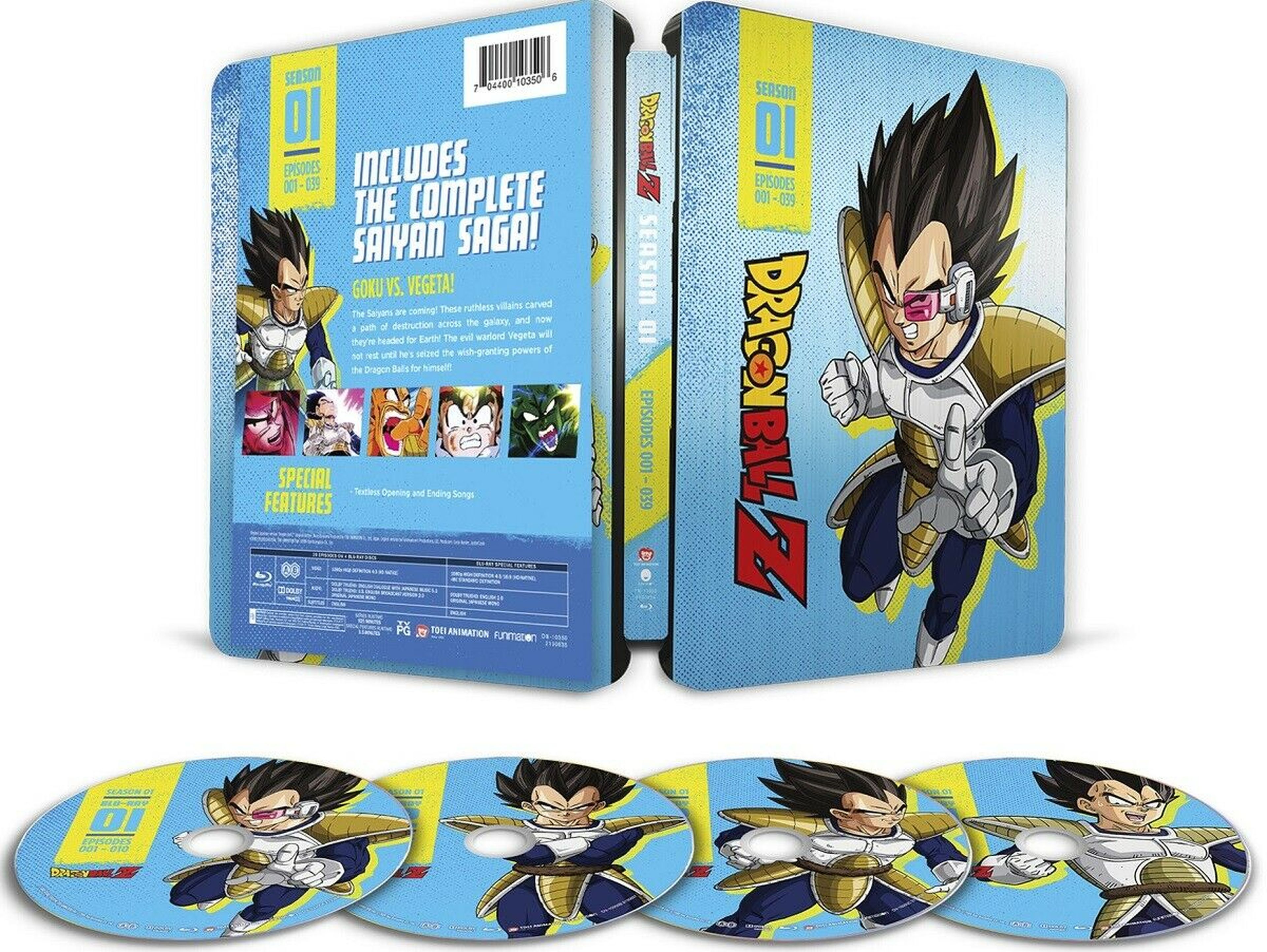 Llegan las steelbooks en Blu-ray de Dragon Ball Z. ¡Goku en alta definición y caja metálica!