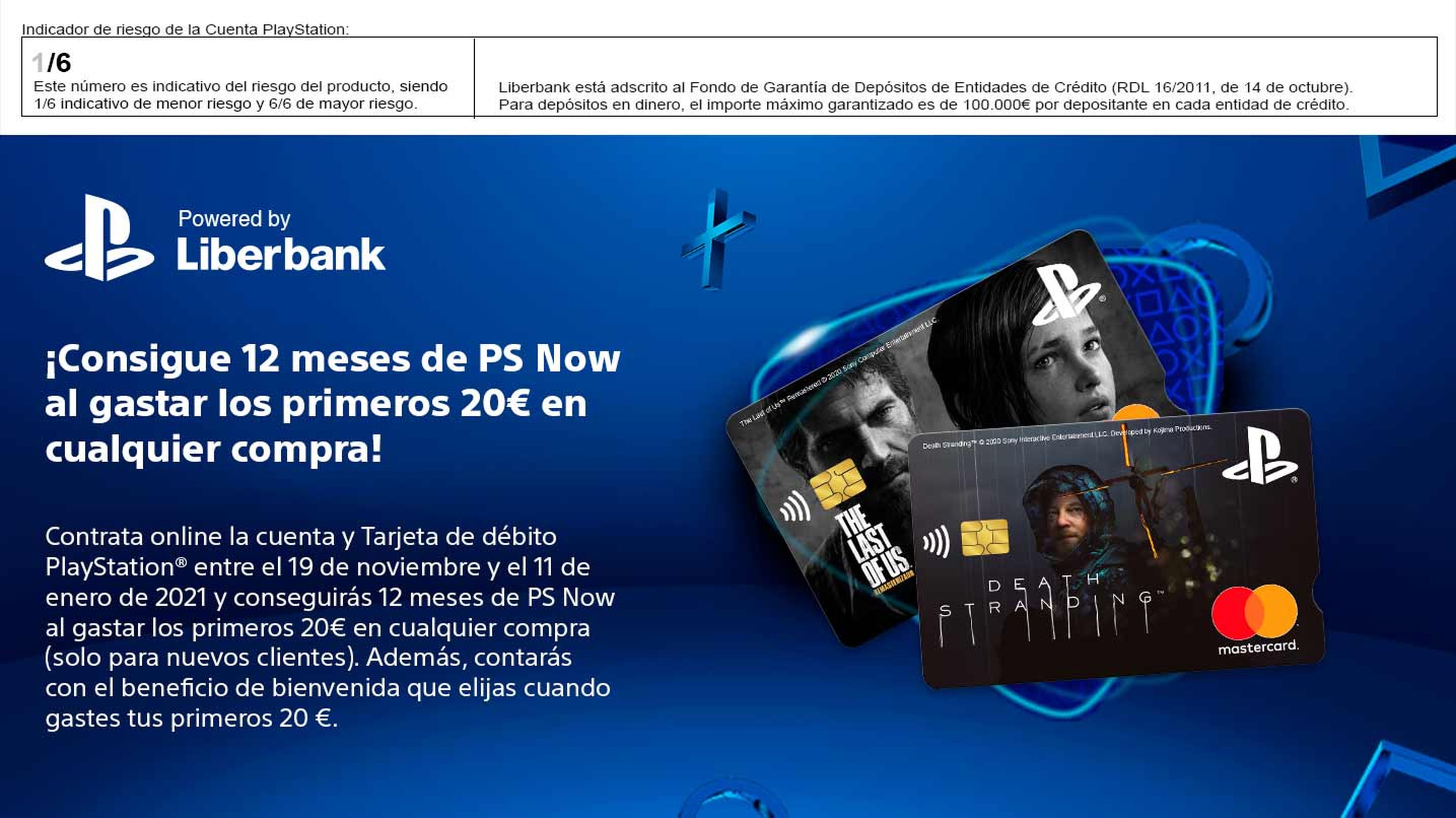 Post tarjeta PlayStation - Liberbank diciembre nueva 3