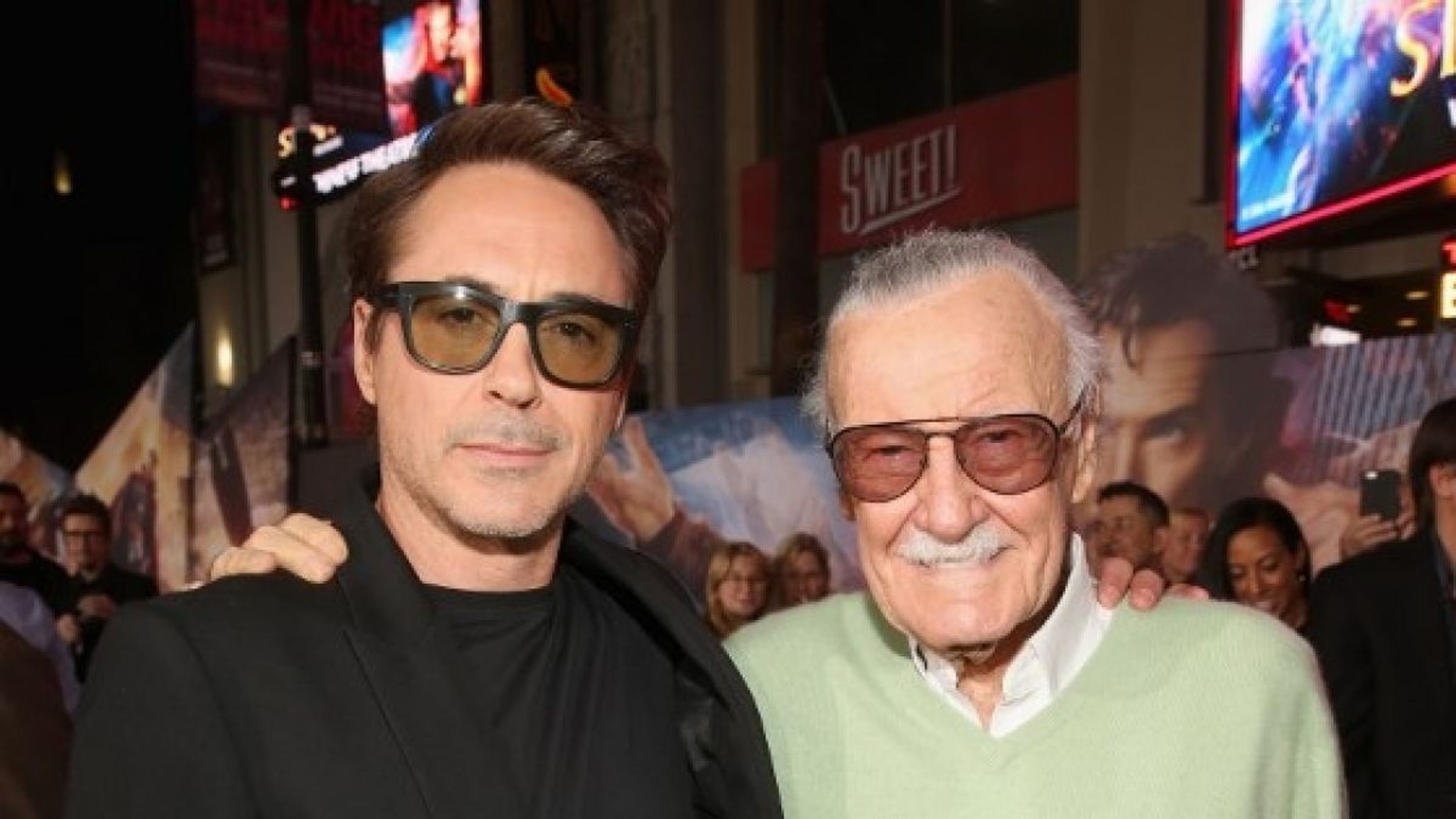 Robert Downey Jr. y Stan Lee