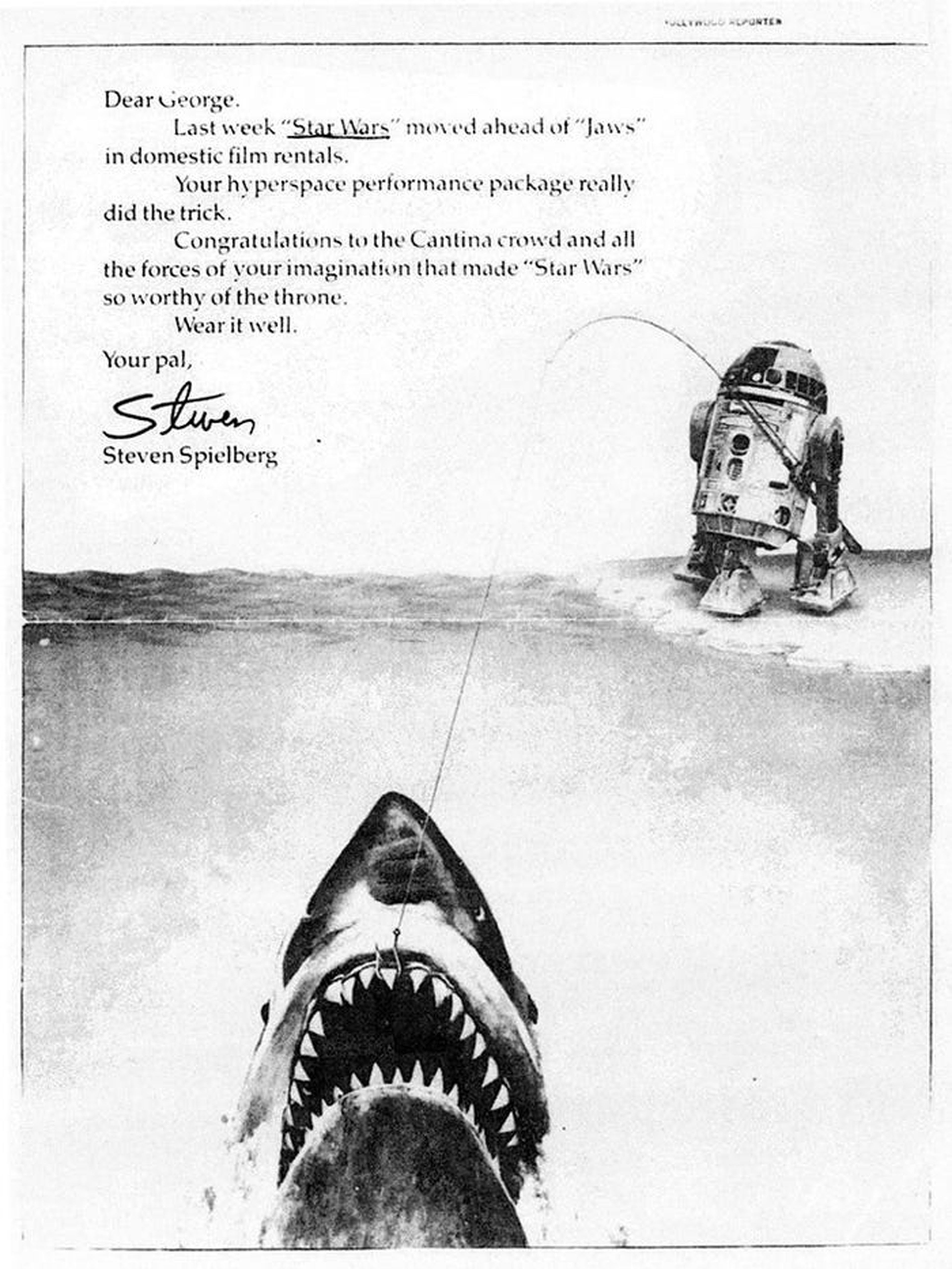 Homenaje de Spielberg a Star Wars