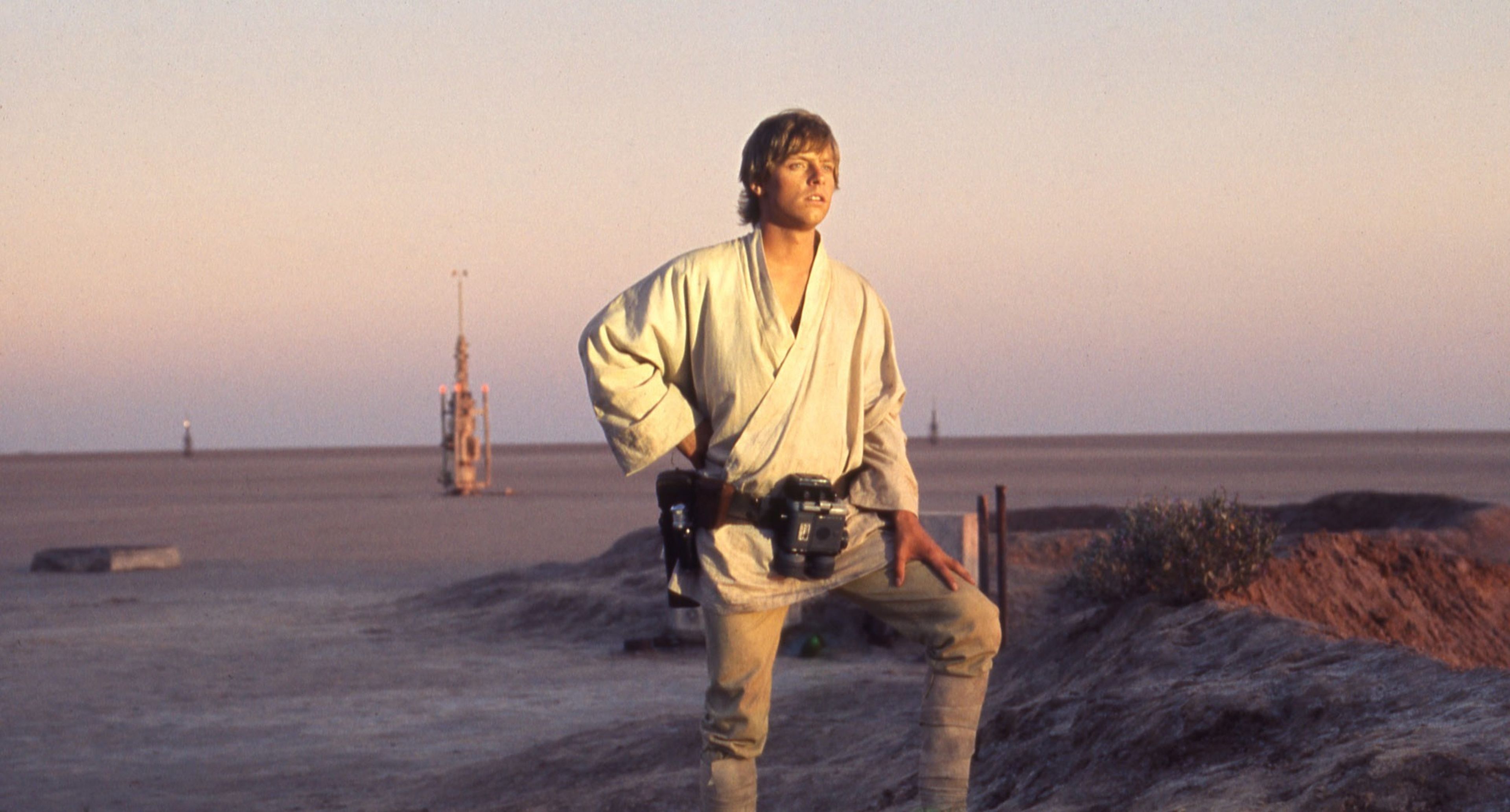 Luke Skywalker (Mark Hamill) en Star Wars: Una nueva esperanza