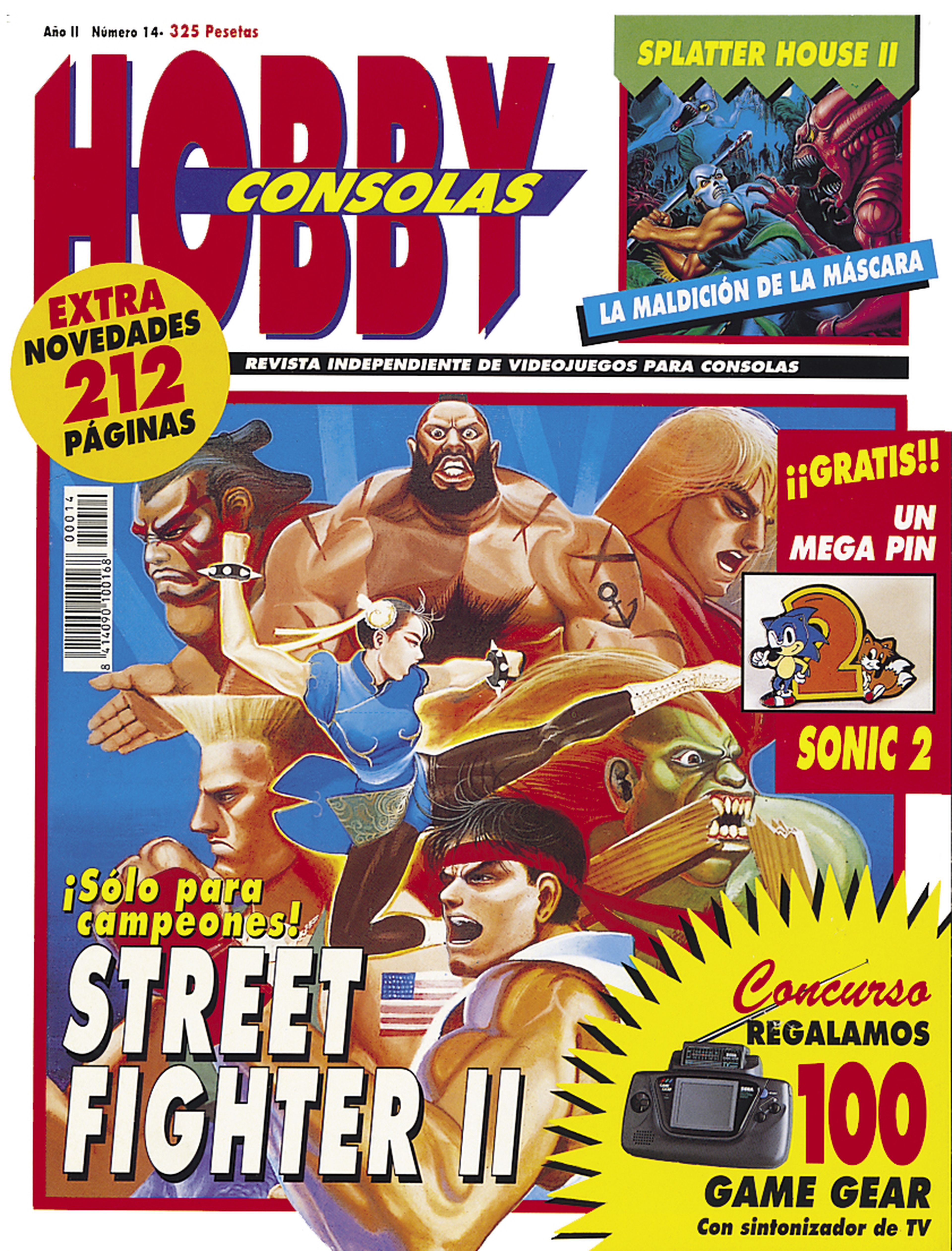 Street Fighter II fue portada en el número 14 de Hobby Consols, con el completo análisis de The Elf