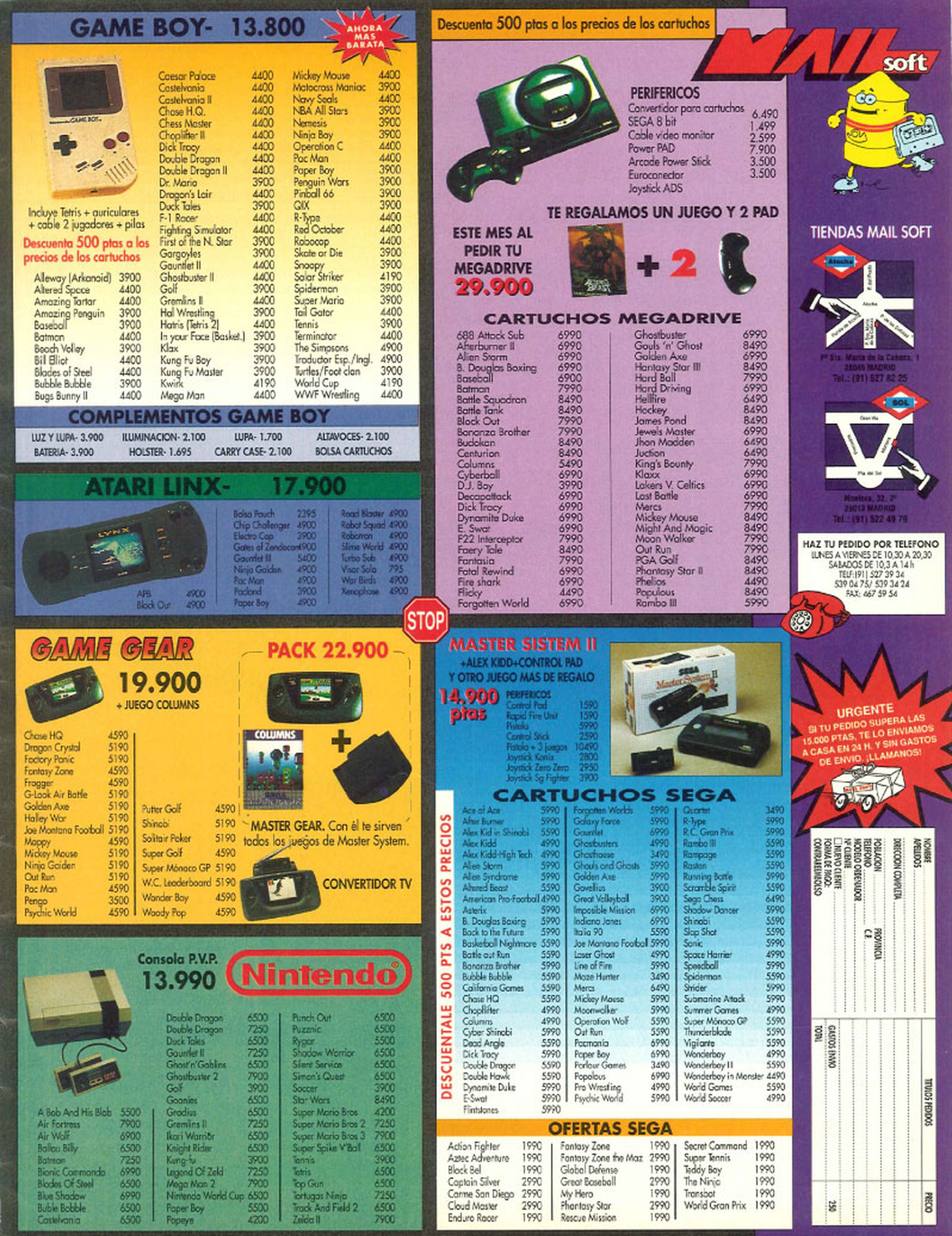 Centro Mail era lo que ahora conocemos como GAME y desde el principio de los videojuegos han estado ahí. Míticas son sus páginas de publicidad de los primeros años, donde nos dejábamos los ojitos para buscar el juego que deseábamos...