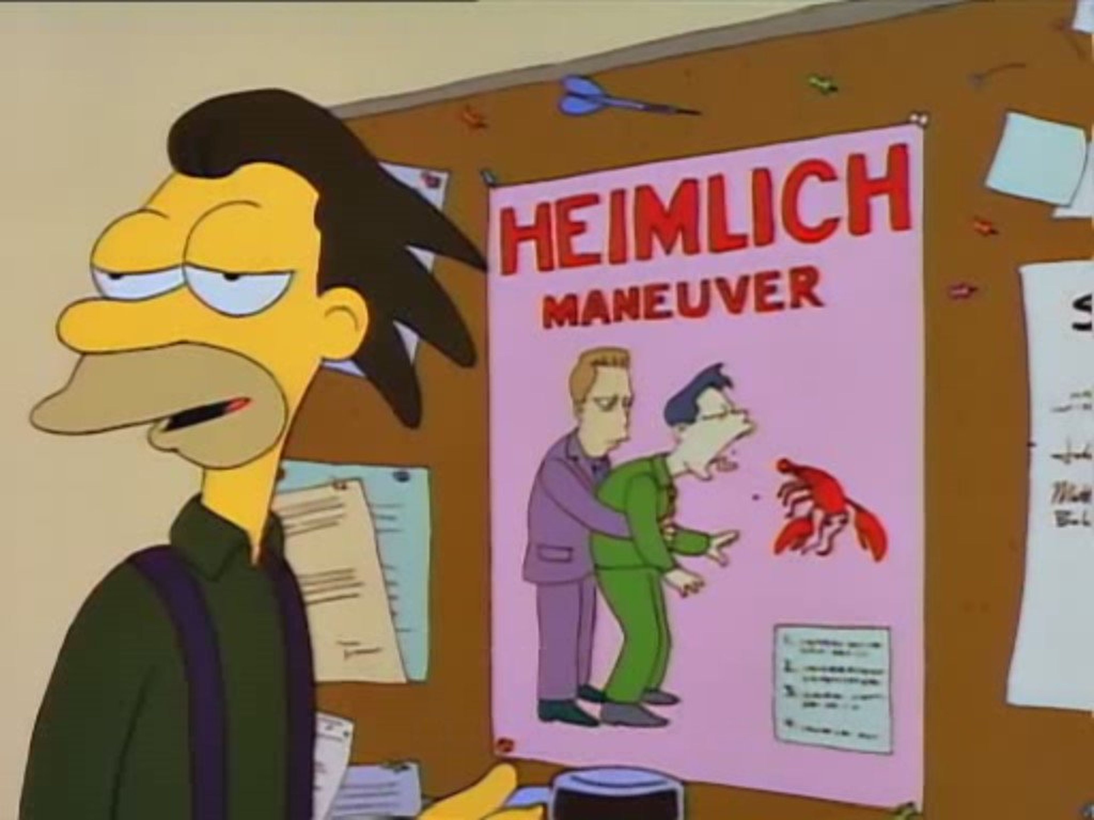 Los Simpson - Maniobra de Heimlich