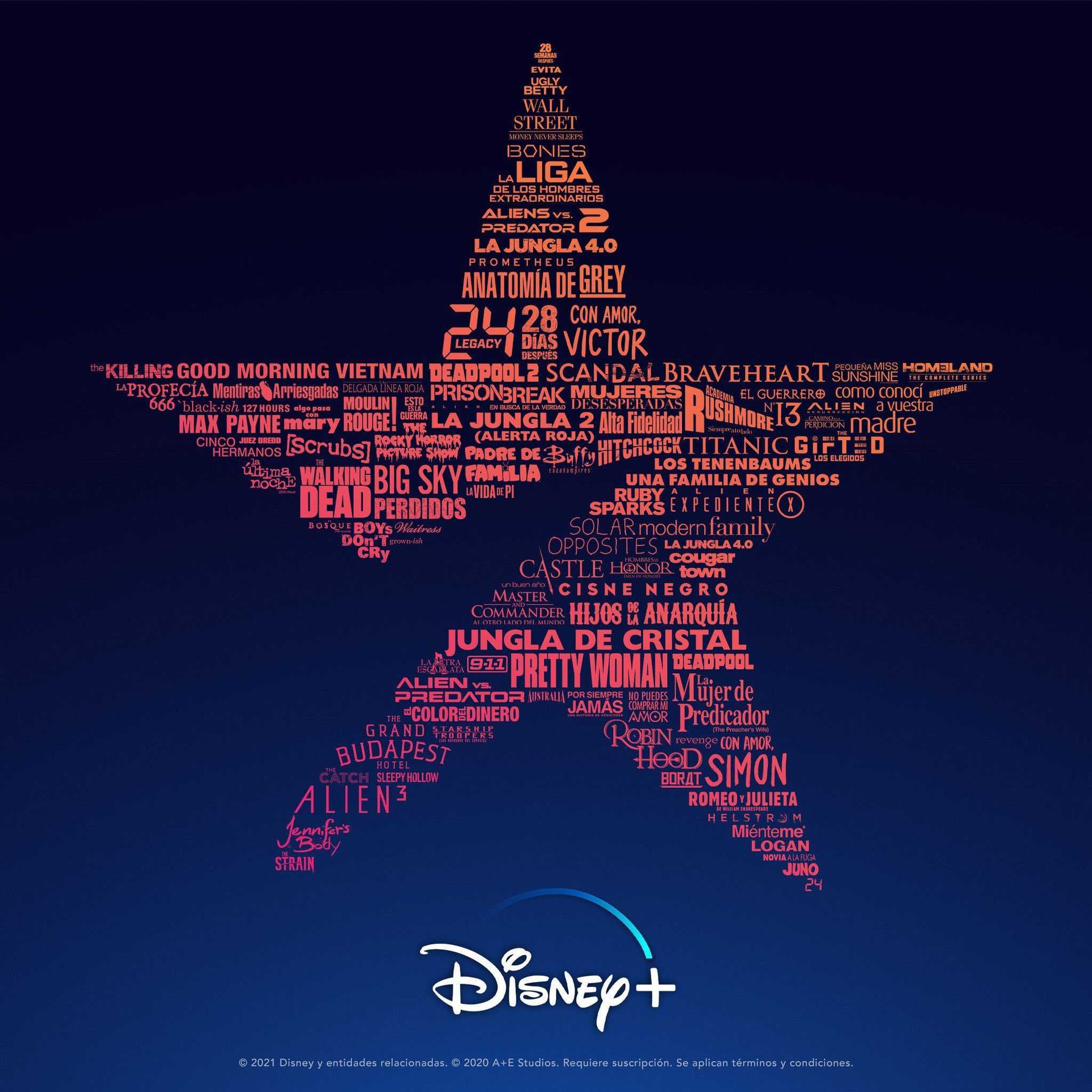 Todas las series y películas que llegarán a Disney Plus en febrero a través de Star