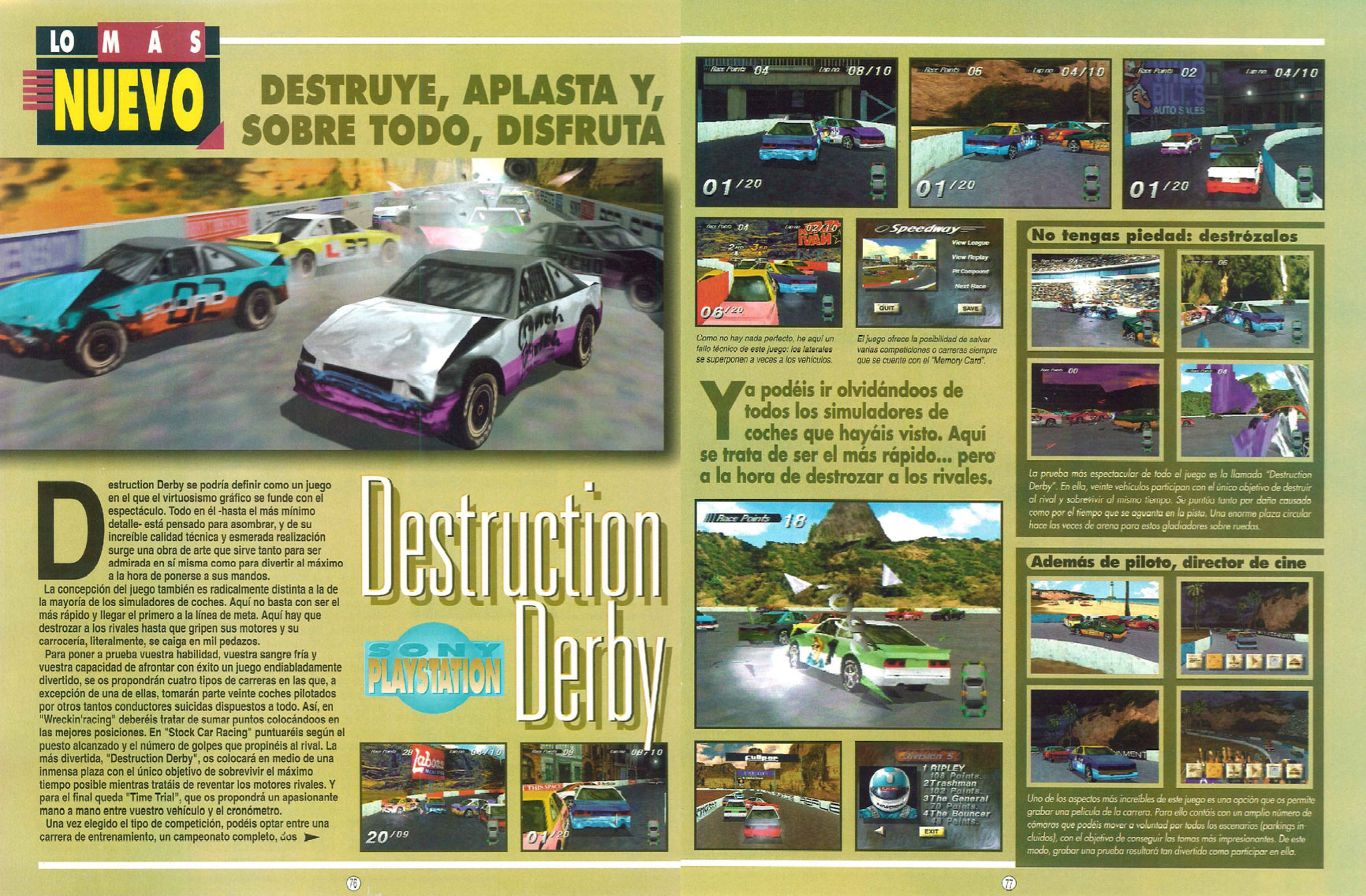 Análiis Destruction Derby Hobby Consolas 50