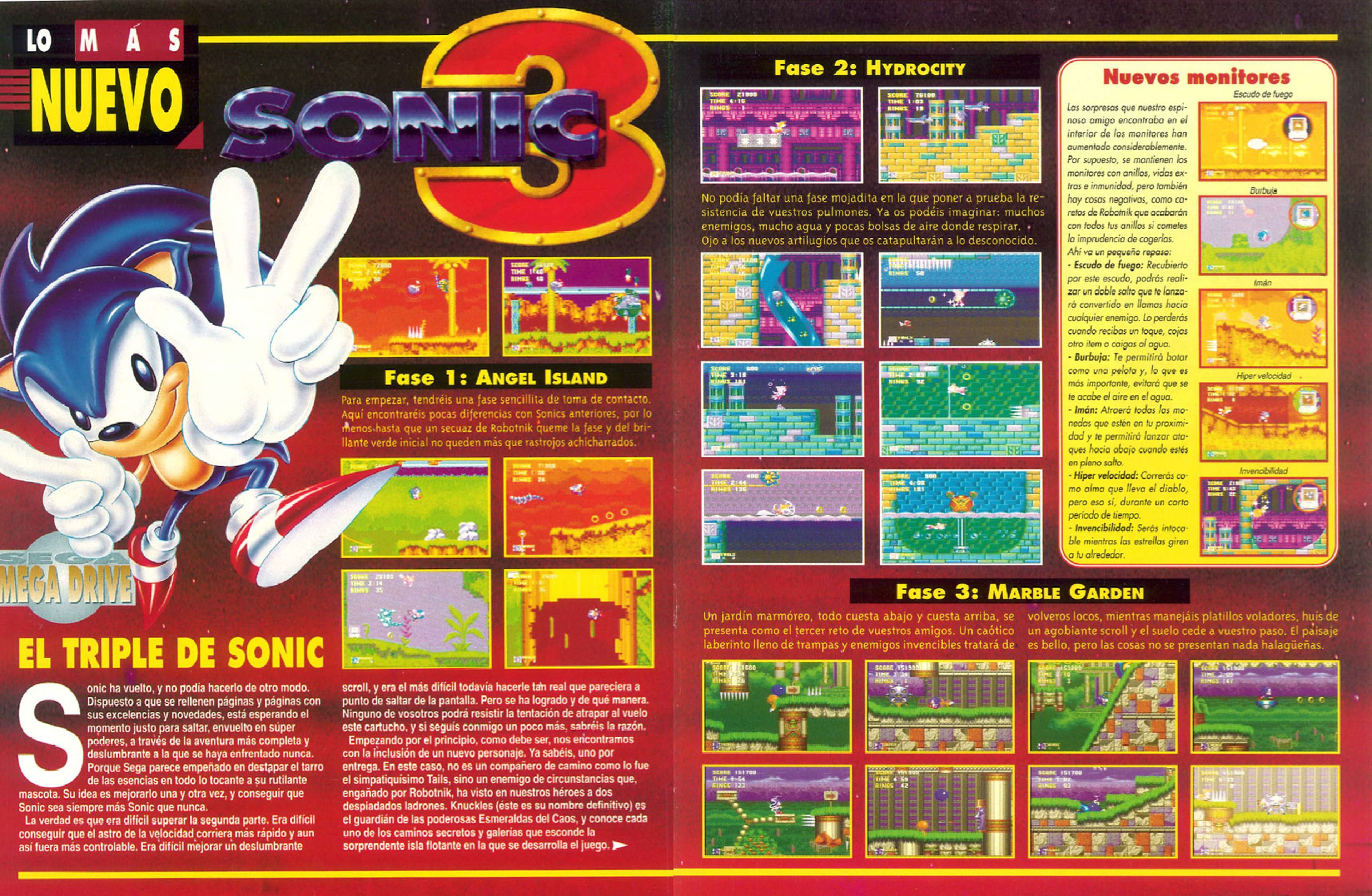 Análisis Sonic 3 en Hobby Consolas 39
