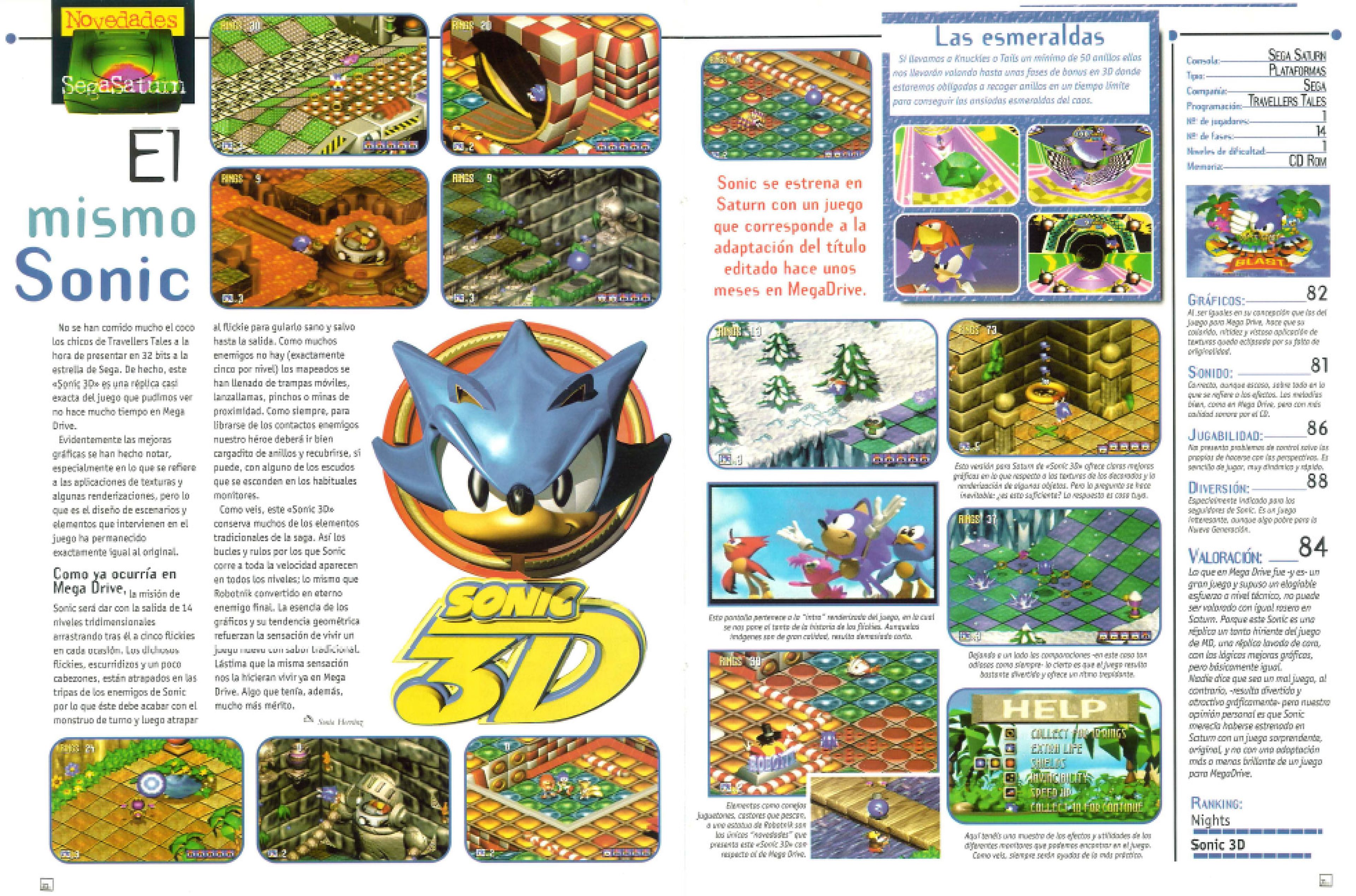 Análisis Sonic 3D Hobby Consolas 66