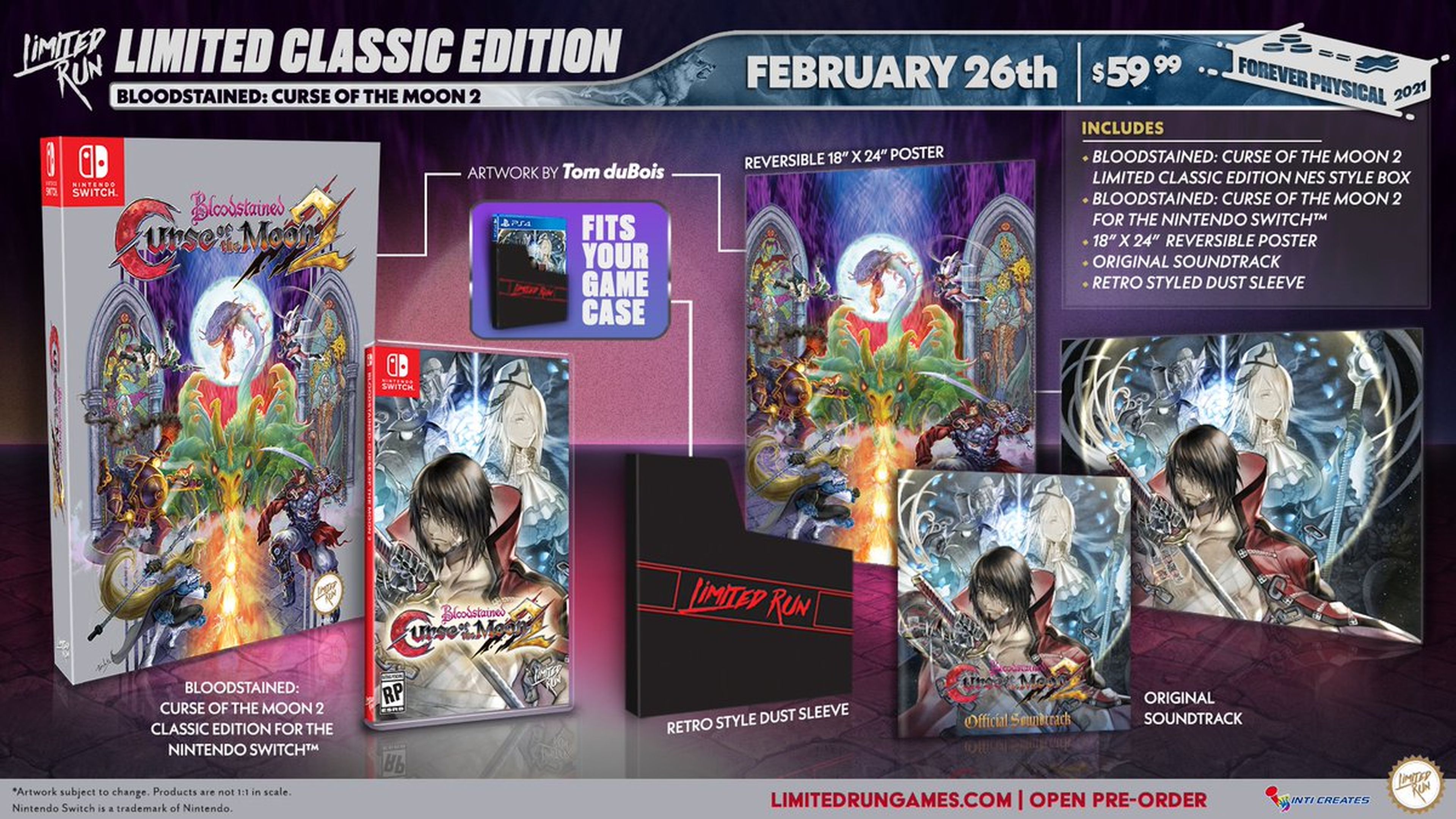Bloodstained Curse of the Moon 2 Limited Run Games