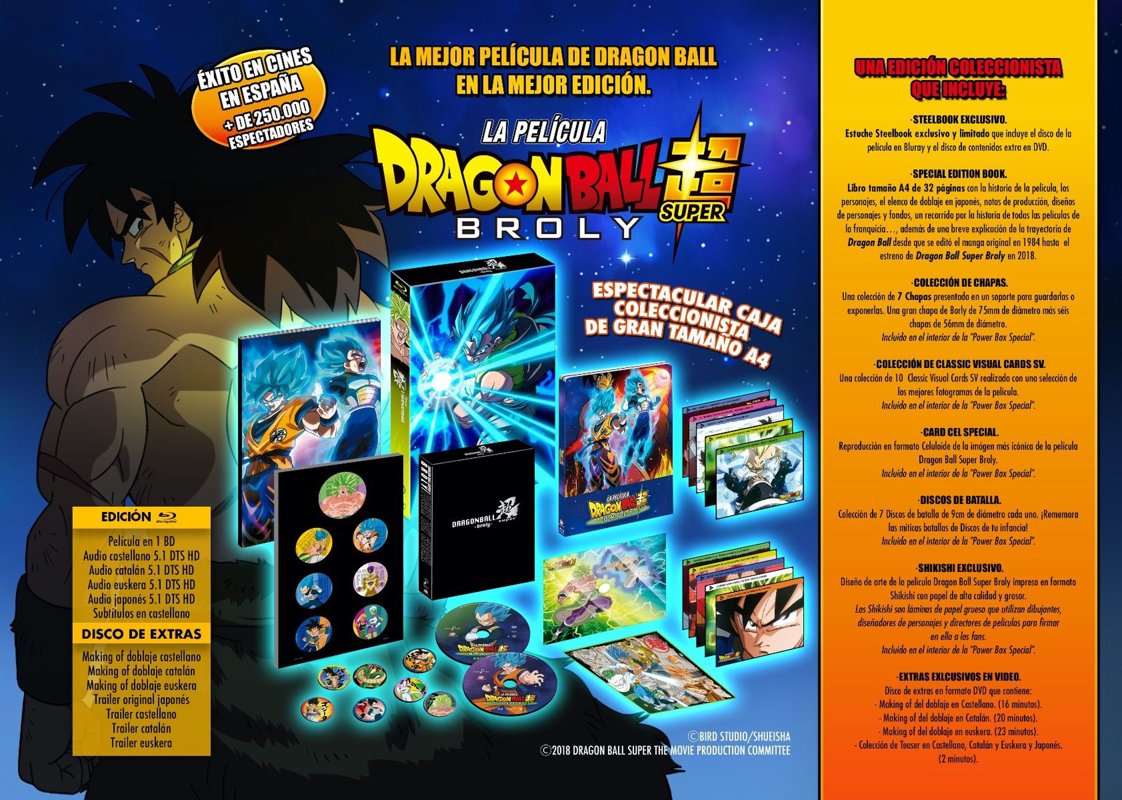 Dragon Ball Super Broly - España tendrá la mejor edición coleccionista del planeta gracias a Selecta Visión