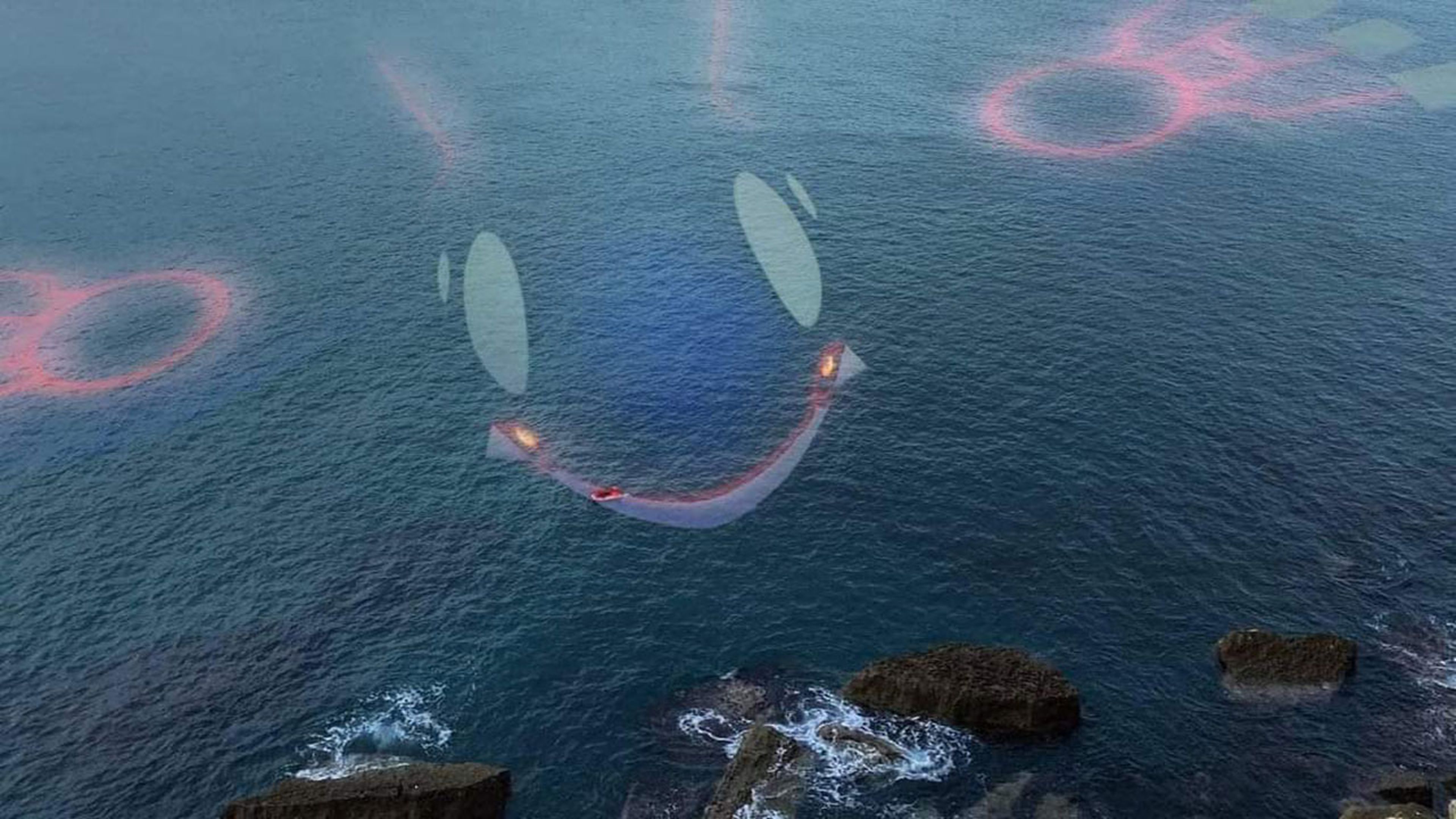 Pokémon imaginado en el océano