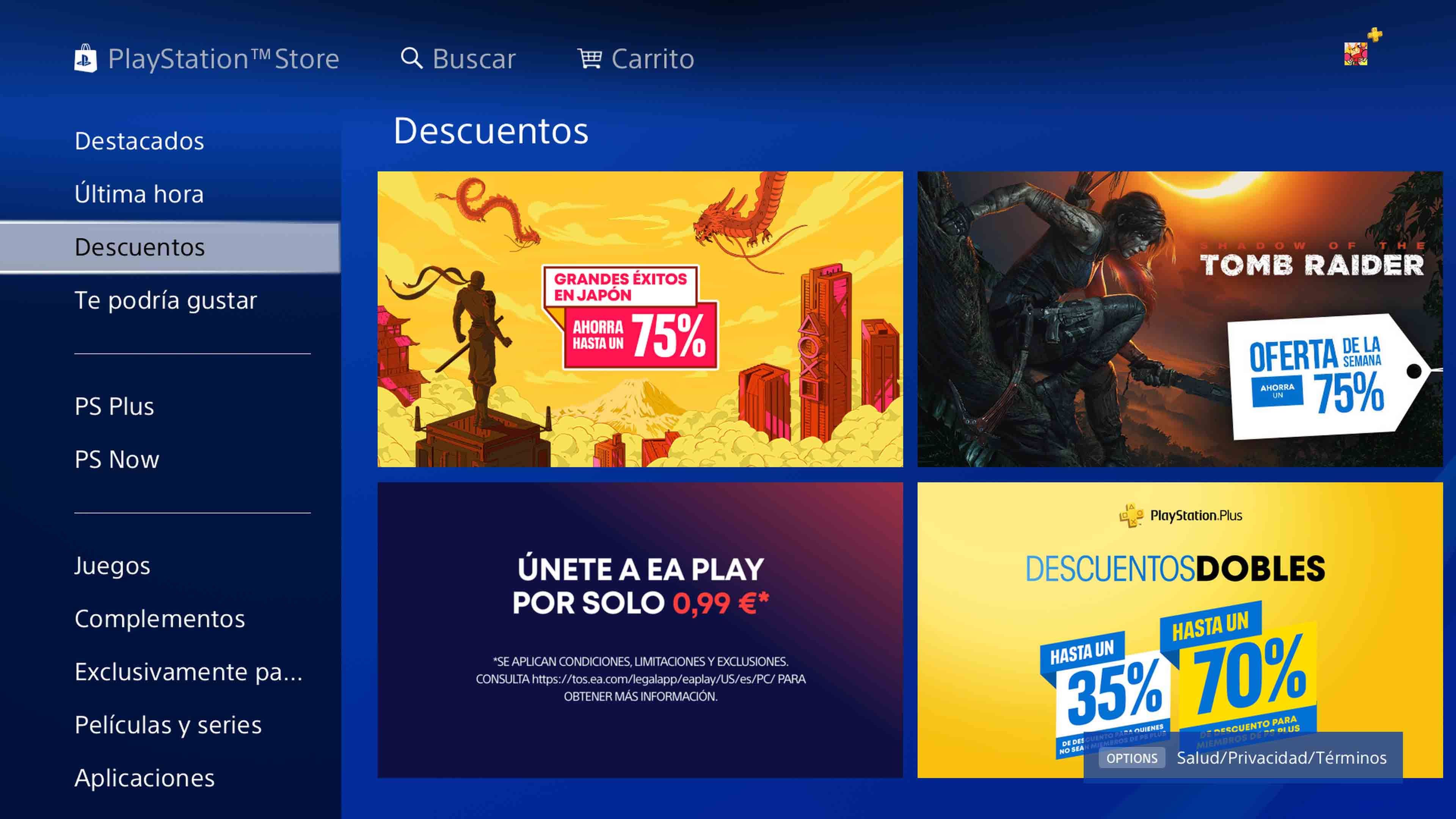 PROMO PS STORE PS2 general