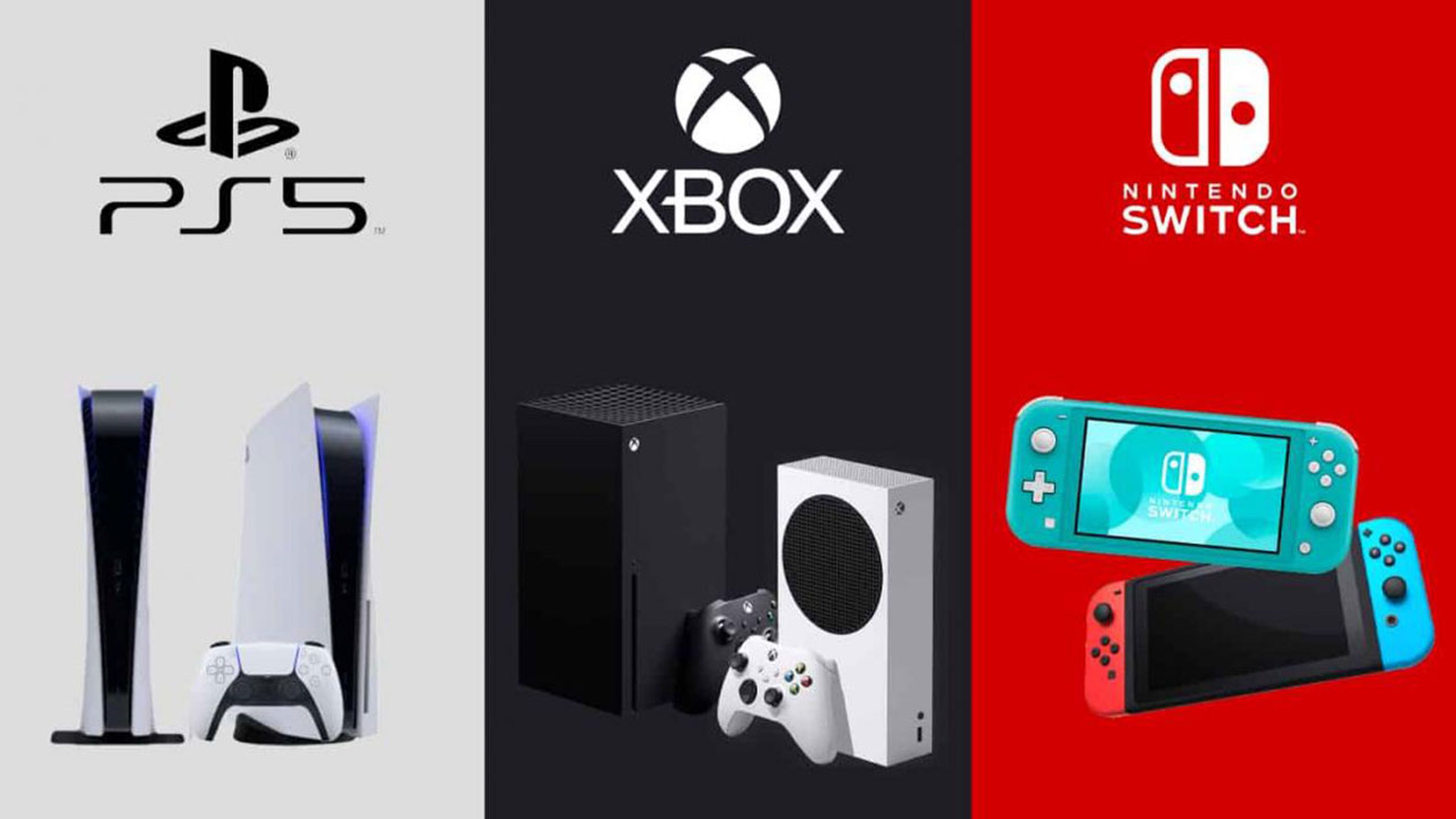 PS5 vs Xbox Series x vs Switch
