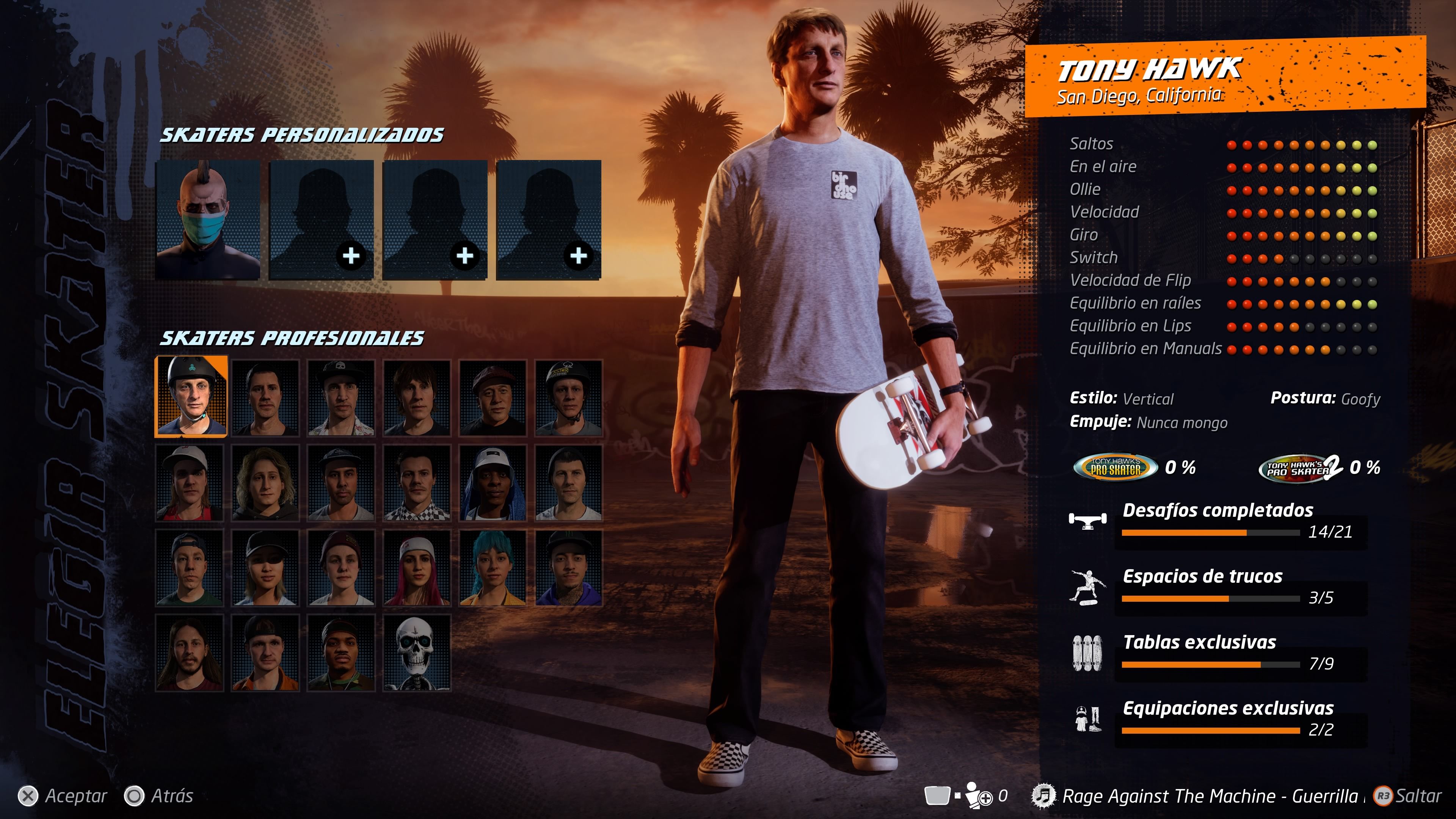 Análisis Tony Hawk's Pro Skater 1 + 2 para PS5 y Xbox Series X|S