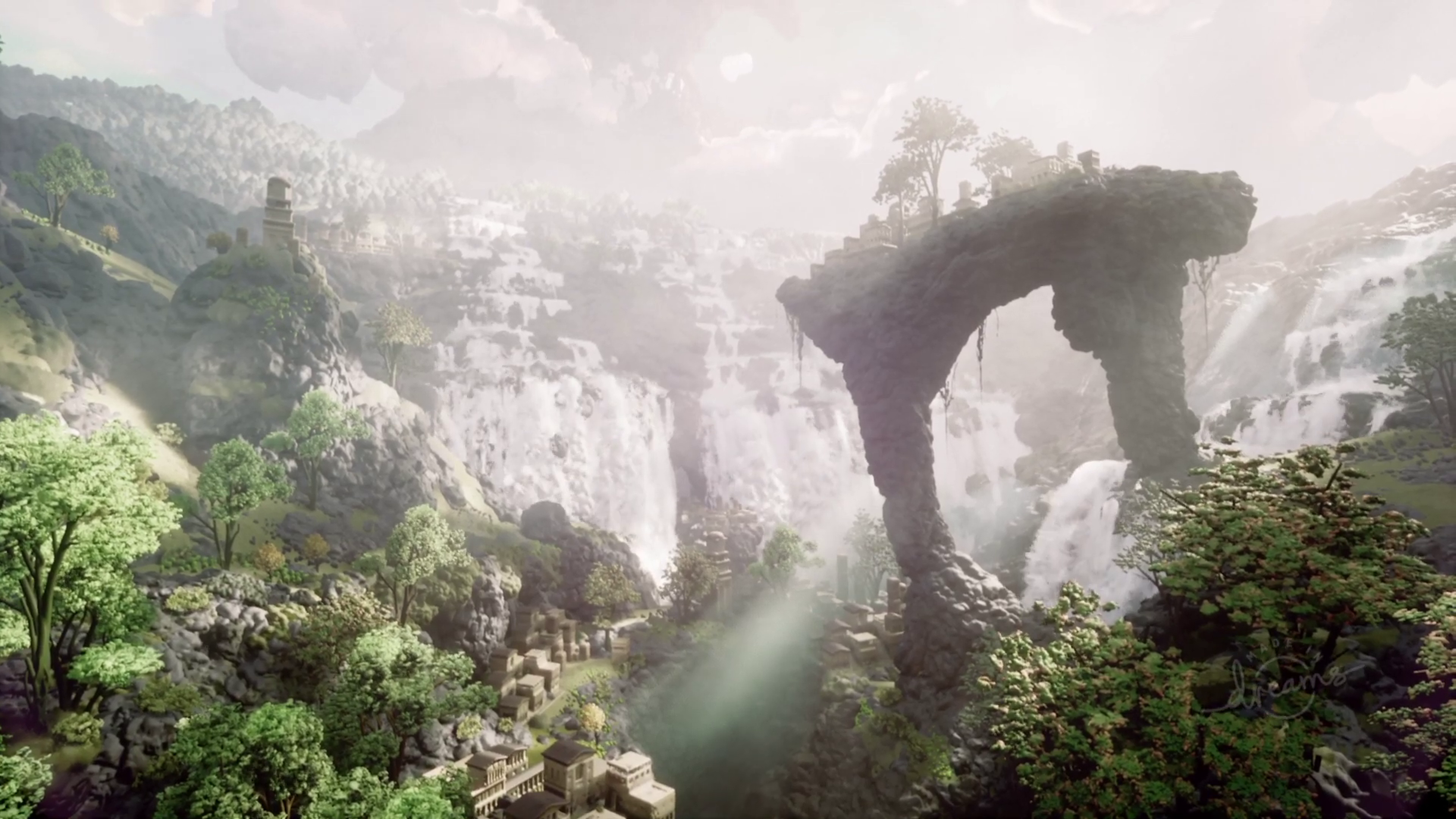 Dreams PS5 - Waterfall City