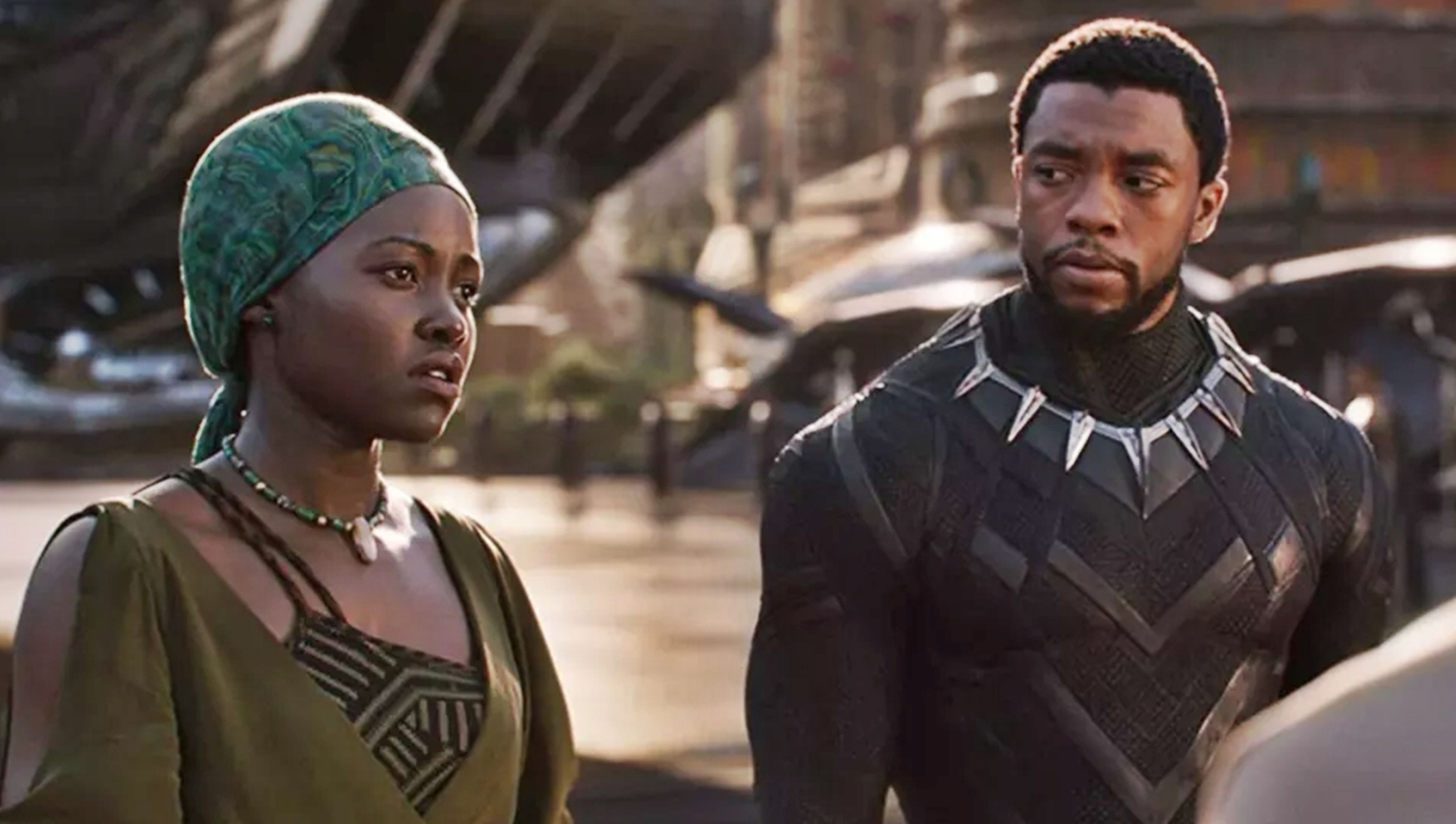 Lupita Nyong'o en la película Black Panther