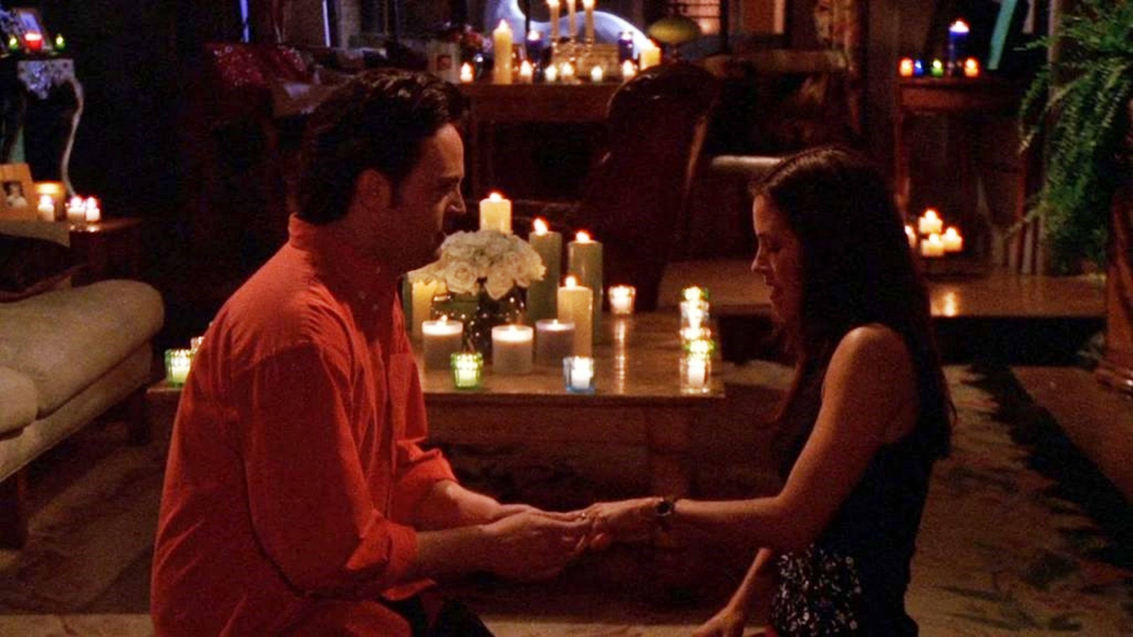La pedida de matrimonio de Chandler y Monica en Friends