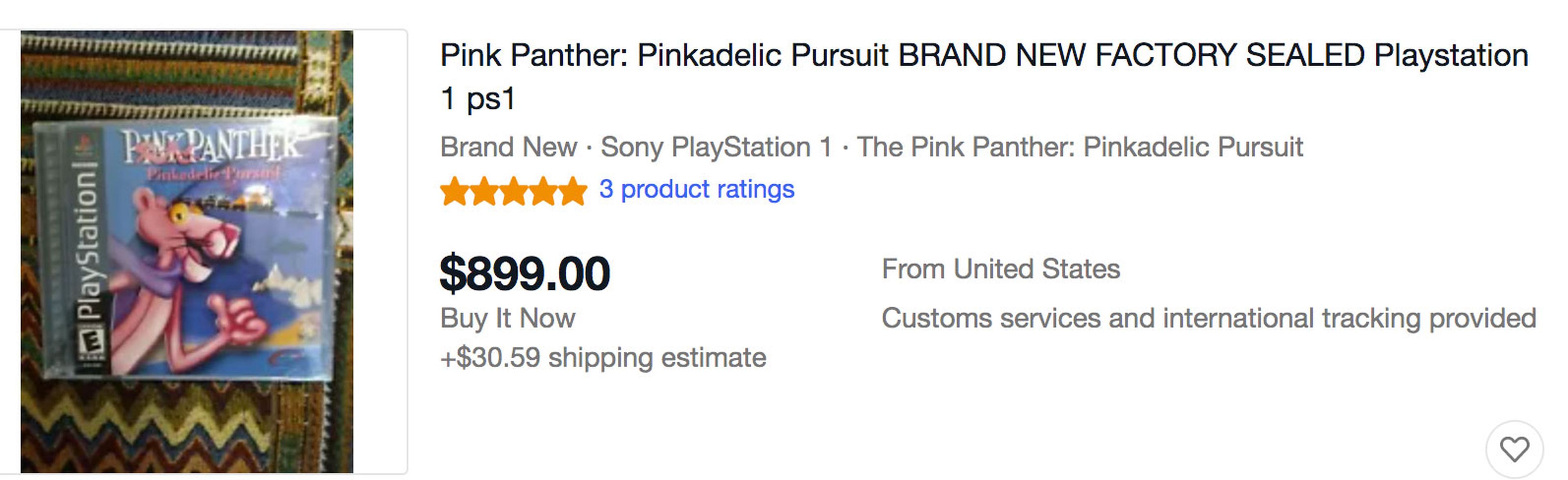 Pin Panther PlayStation