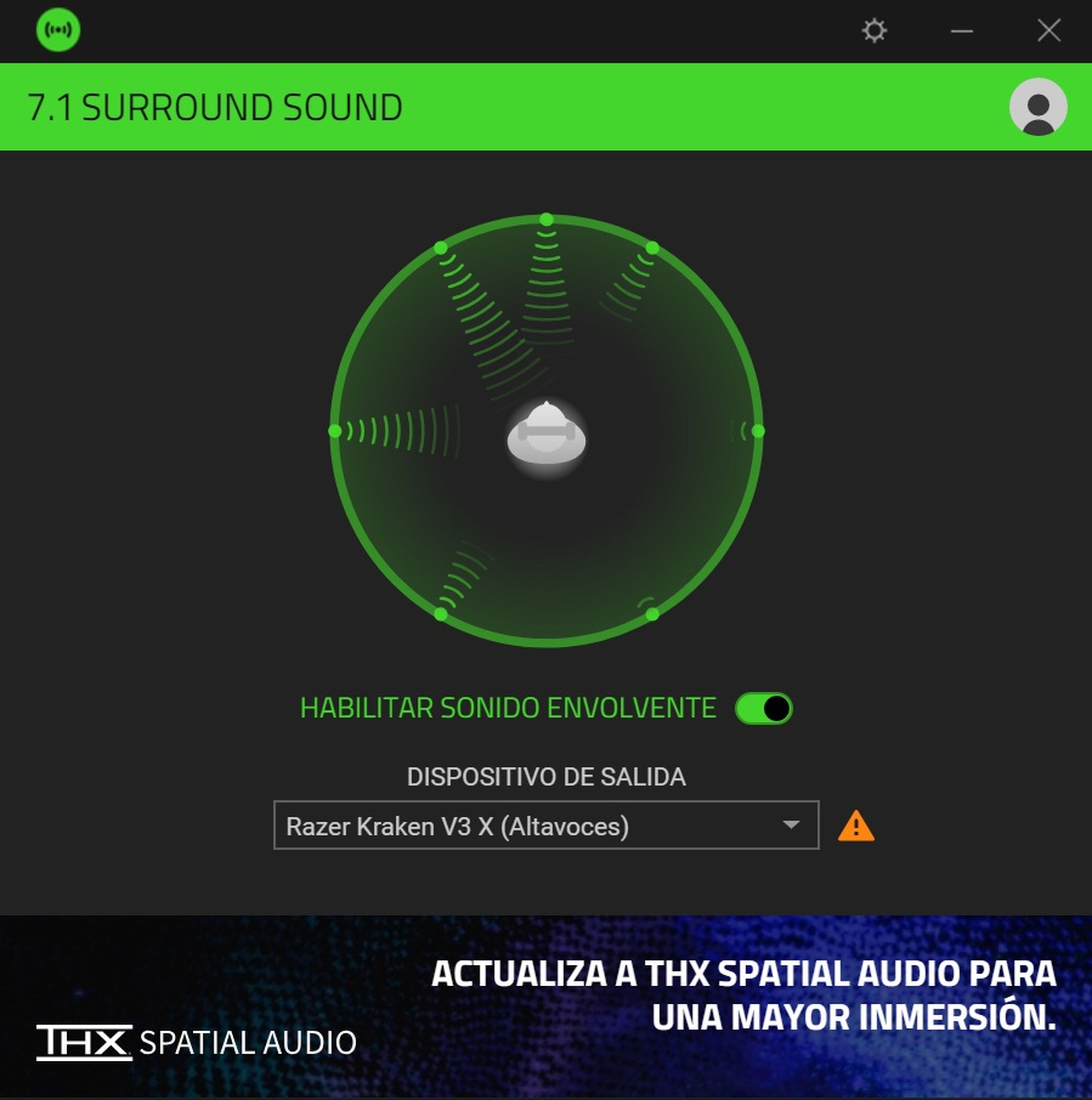 Razer 7.1 surround sound app