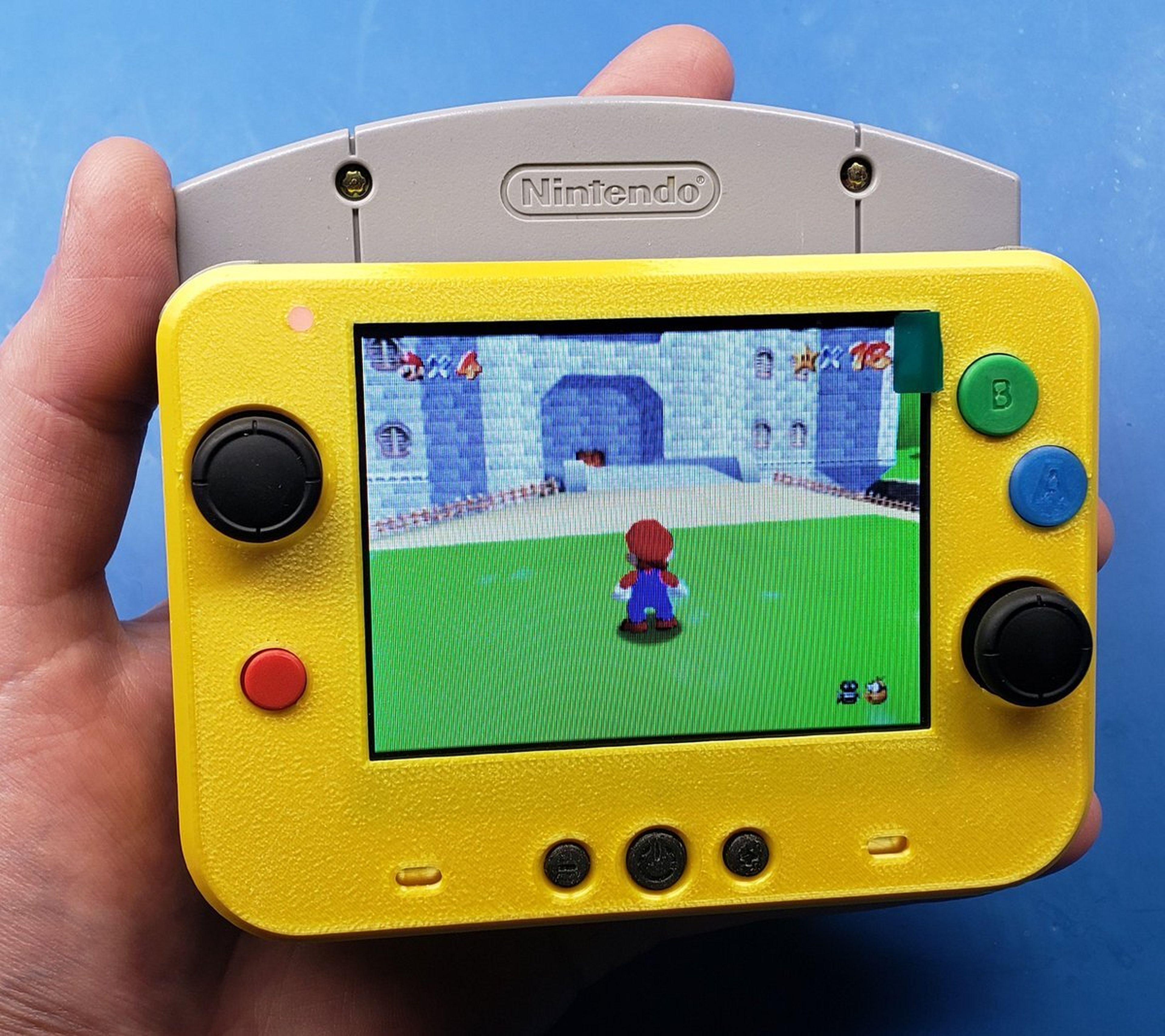 Super Mario 64 en una Nintendo 64 Portable