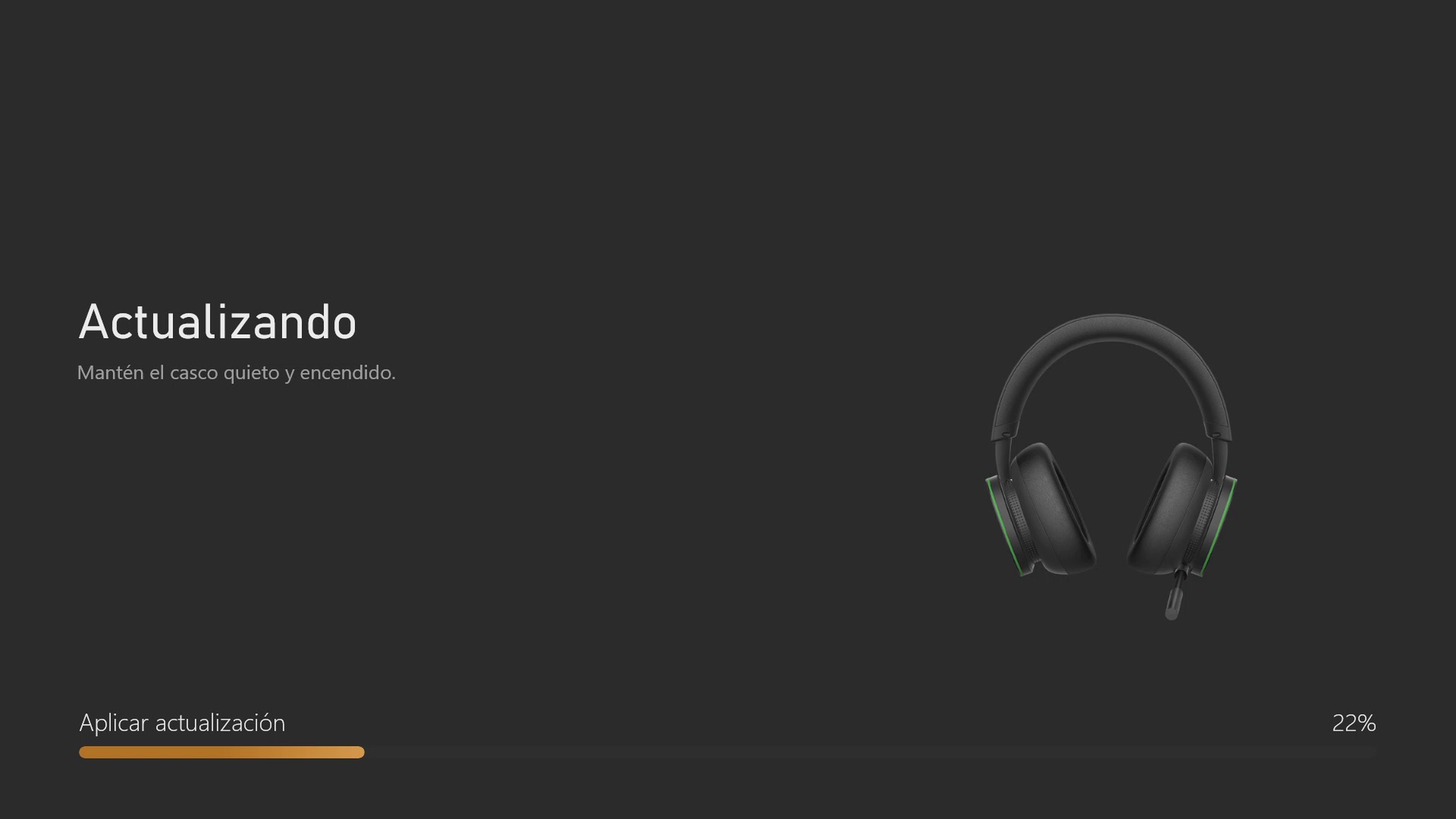 Xbox Wireless Headset actualización