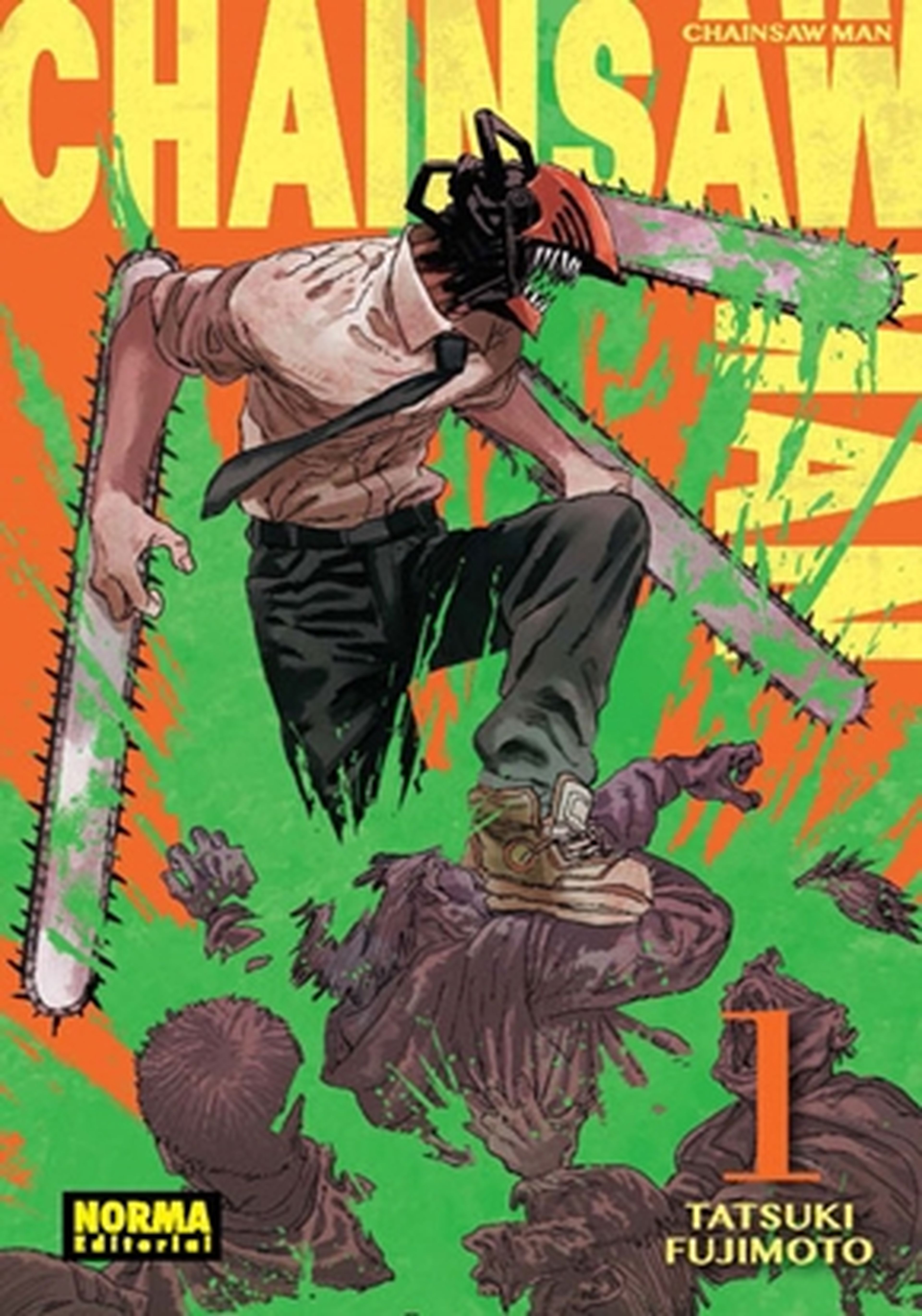 Chainsaw Man portada tomo 1