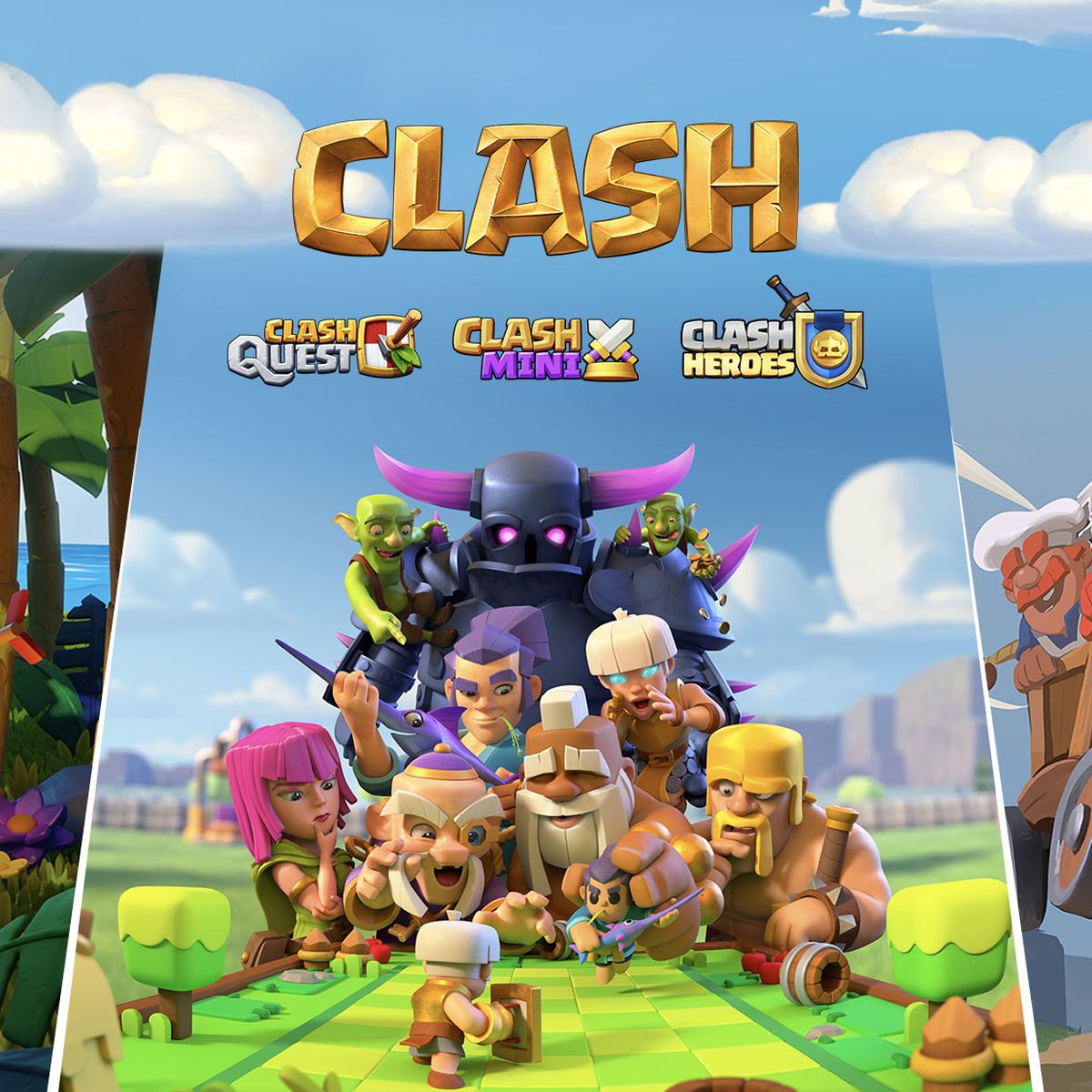 Supercell anuncia expansão do universo Clash com 3 novos jogos!