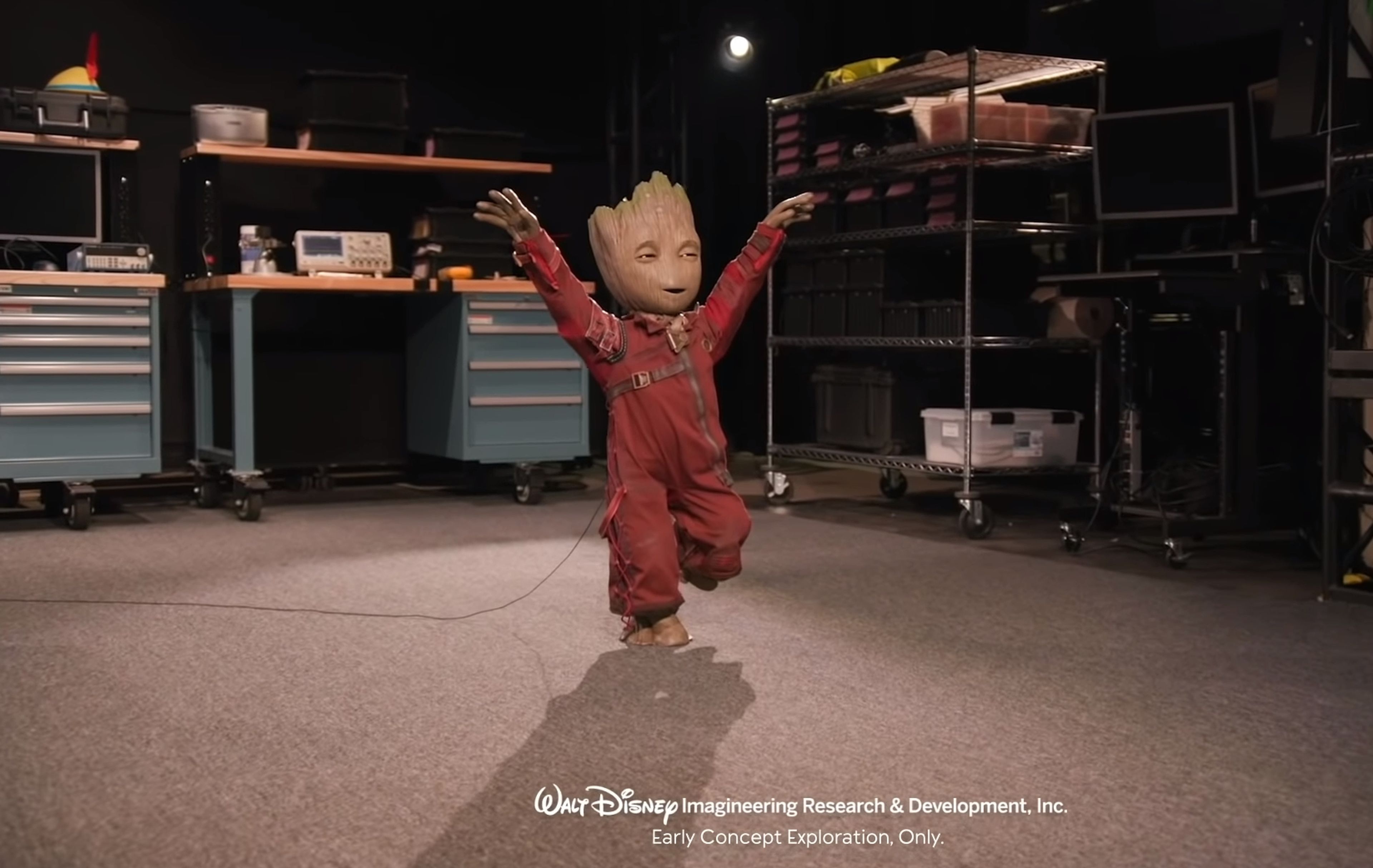 Disney presenta sus nuevos robots bípedos: Groot ya puede andar y bailar