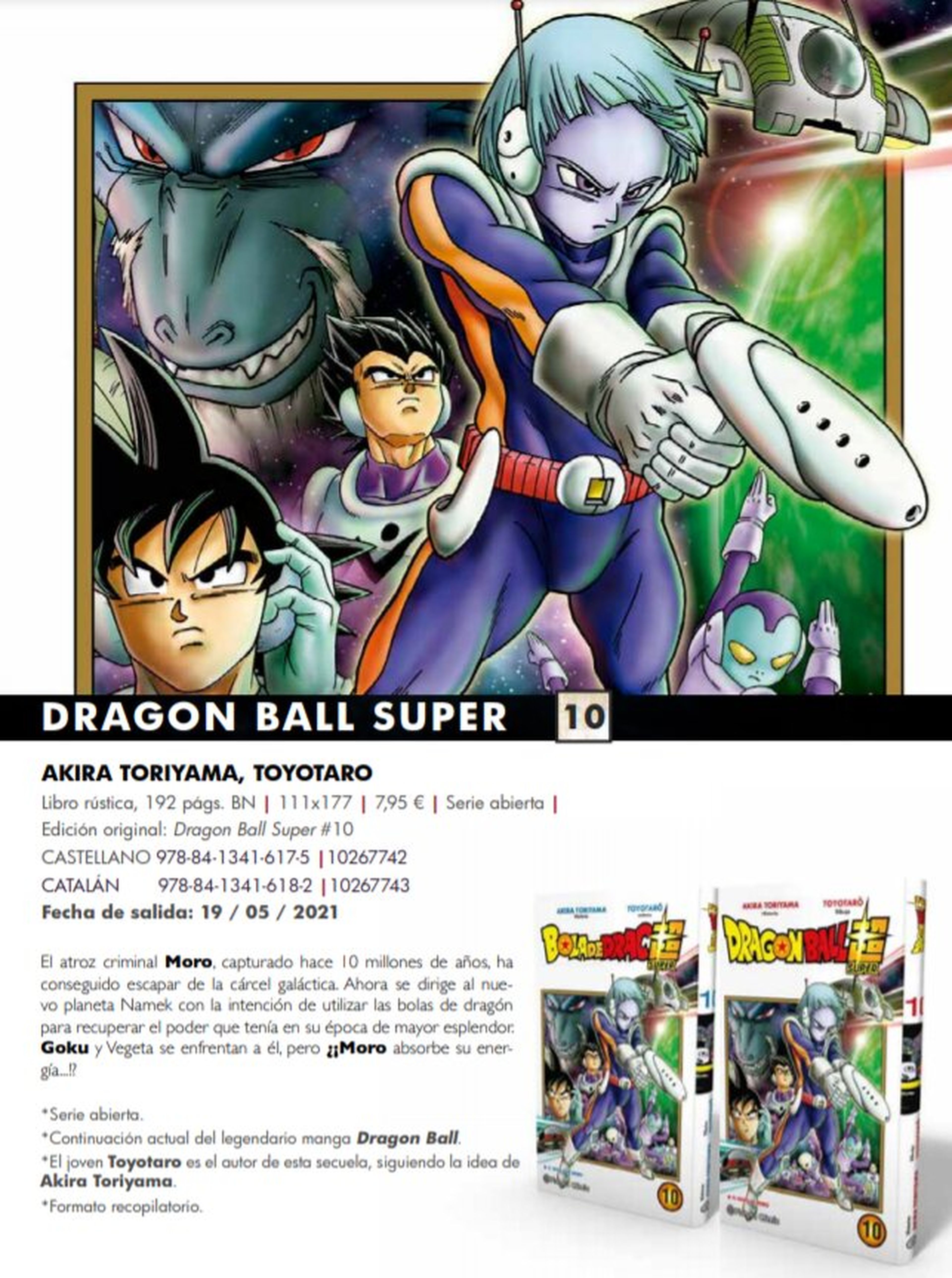 Dragon Ball Super - Portada y fecha de lanzamiento del tomo 10 en España