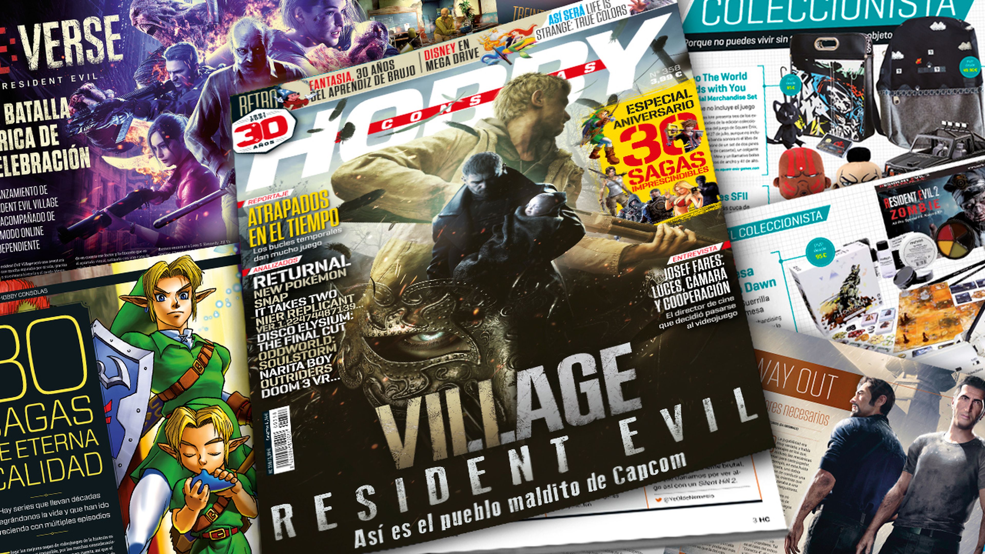 Hobby Consolas 358, a la venta con Resident Evil Village en portada