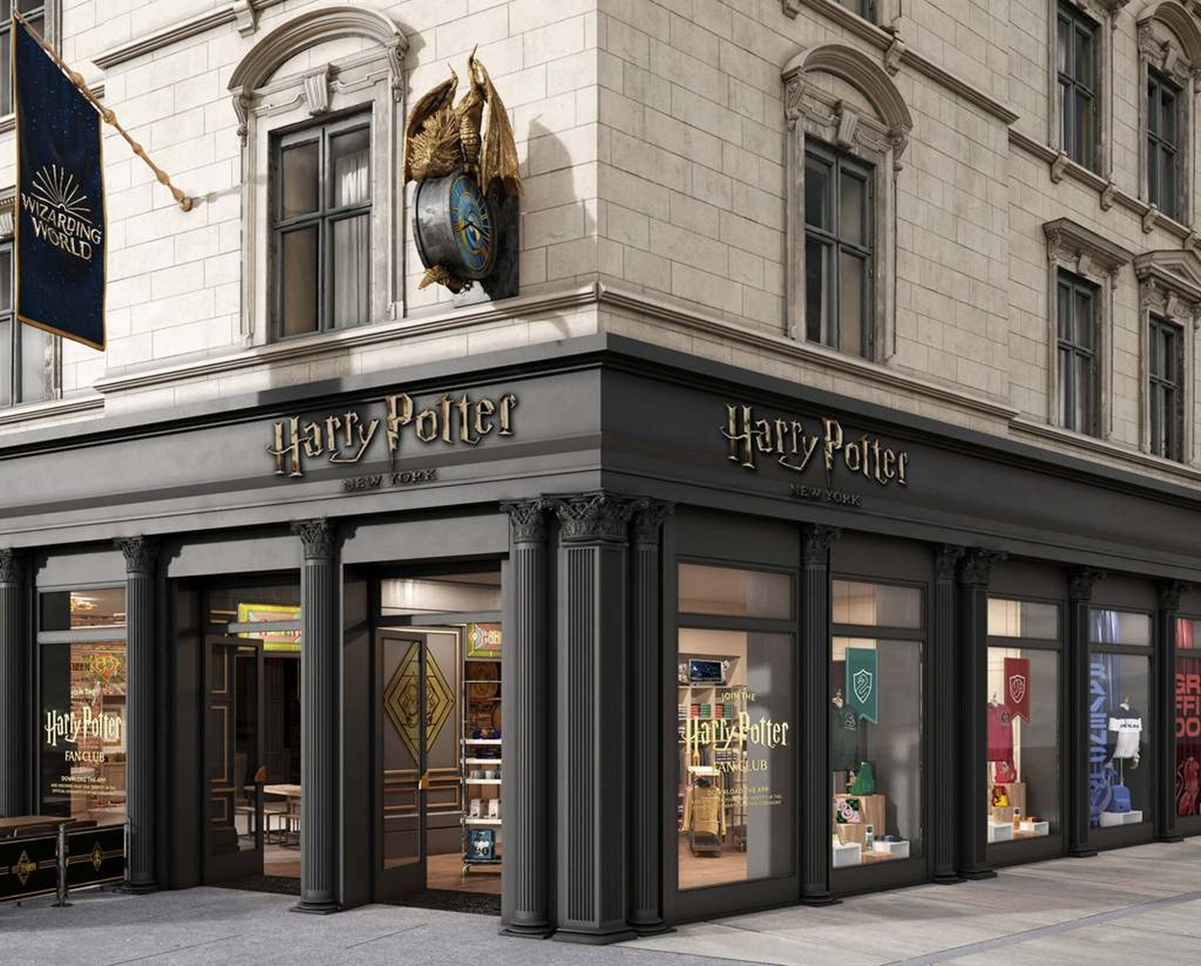 Primer vistazo a la tienda oficial de Harry Potter en Nueva York