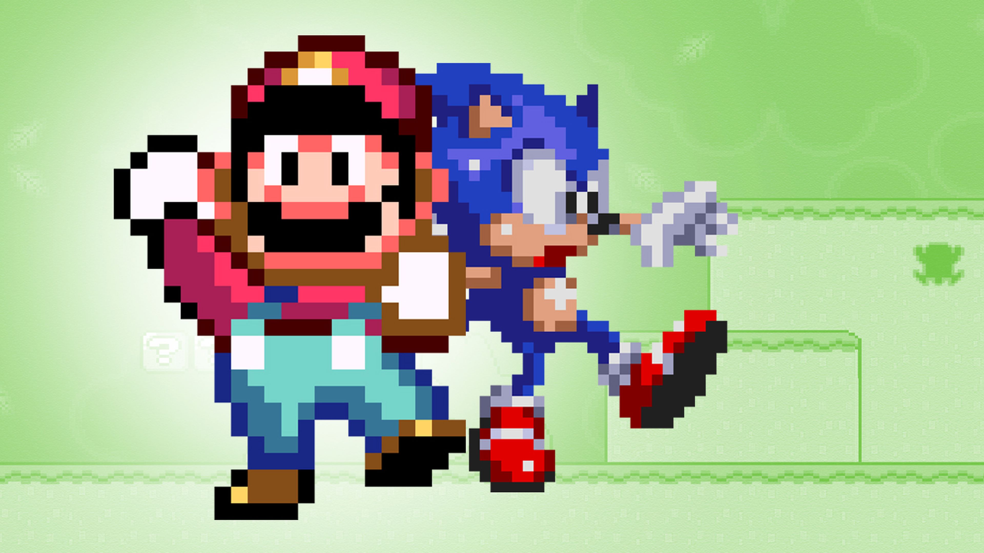 Qué son sprites - Mario y Sonic