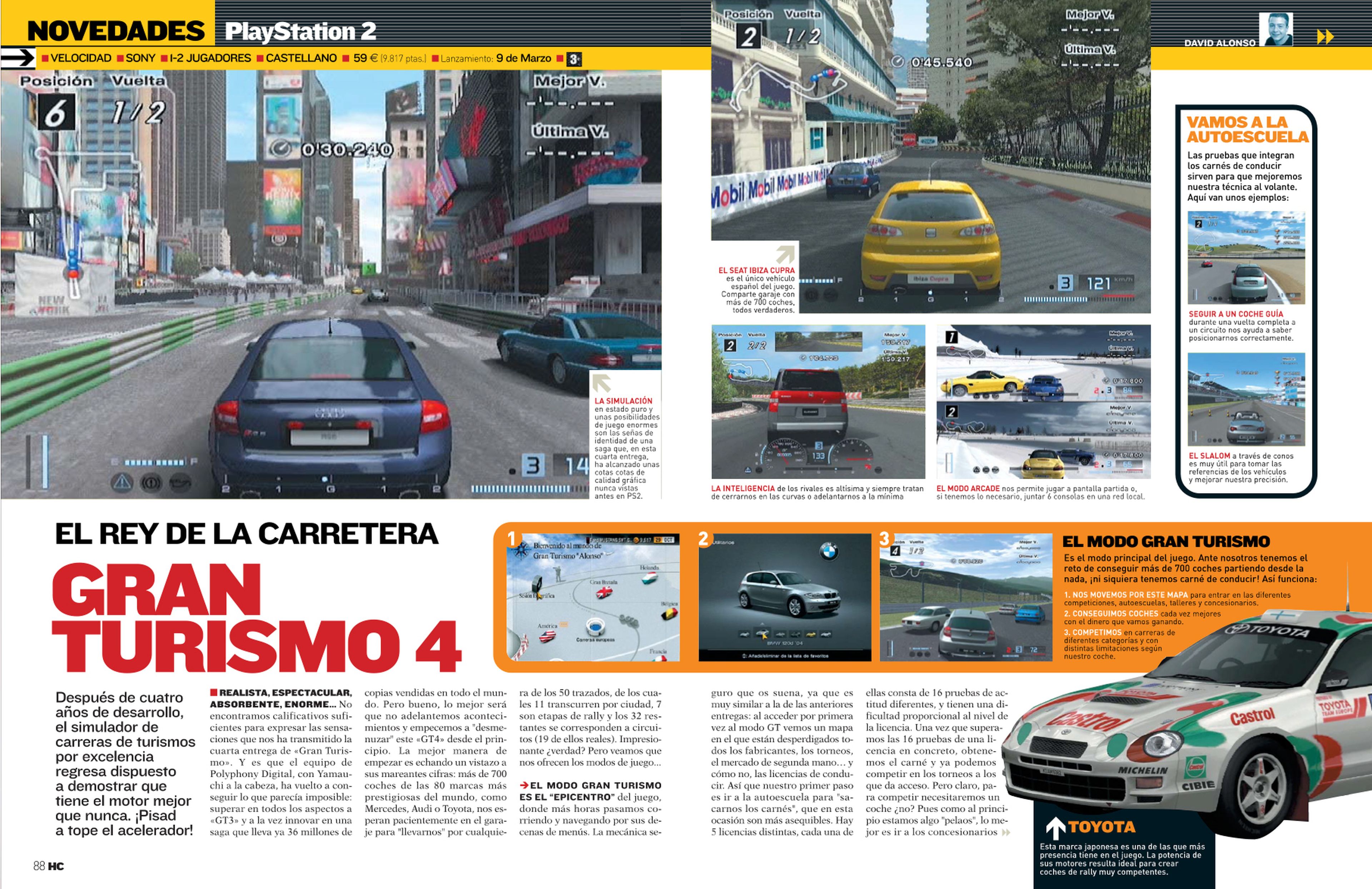 Análisis Gran Turismo 4 en Hobby Consolas