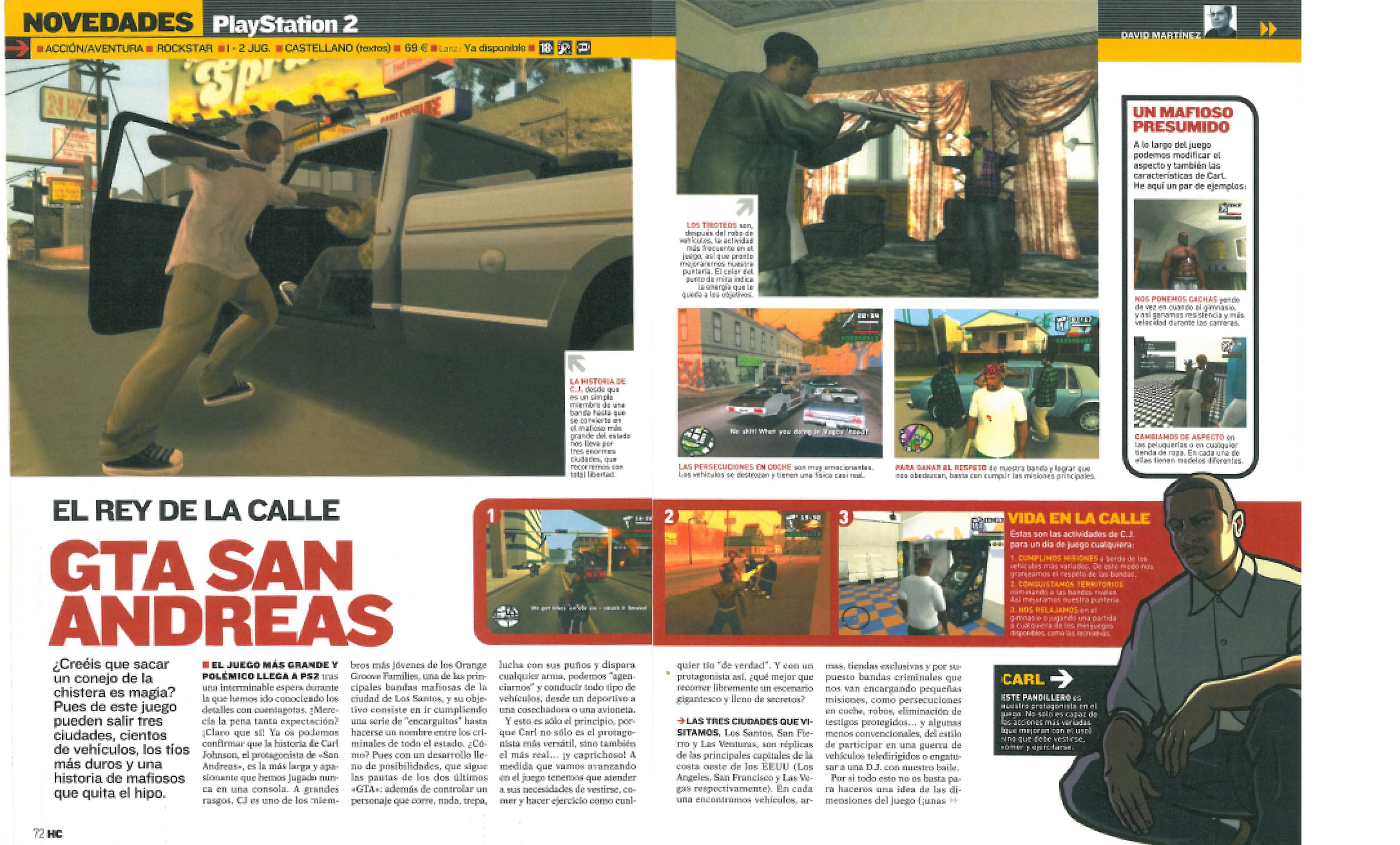 Análisis GTA San Andreas en Hobby Consolas