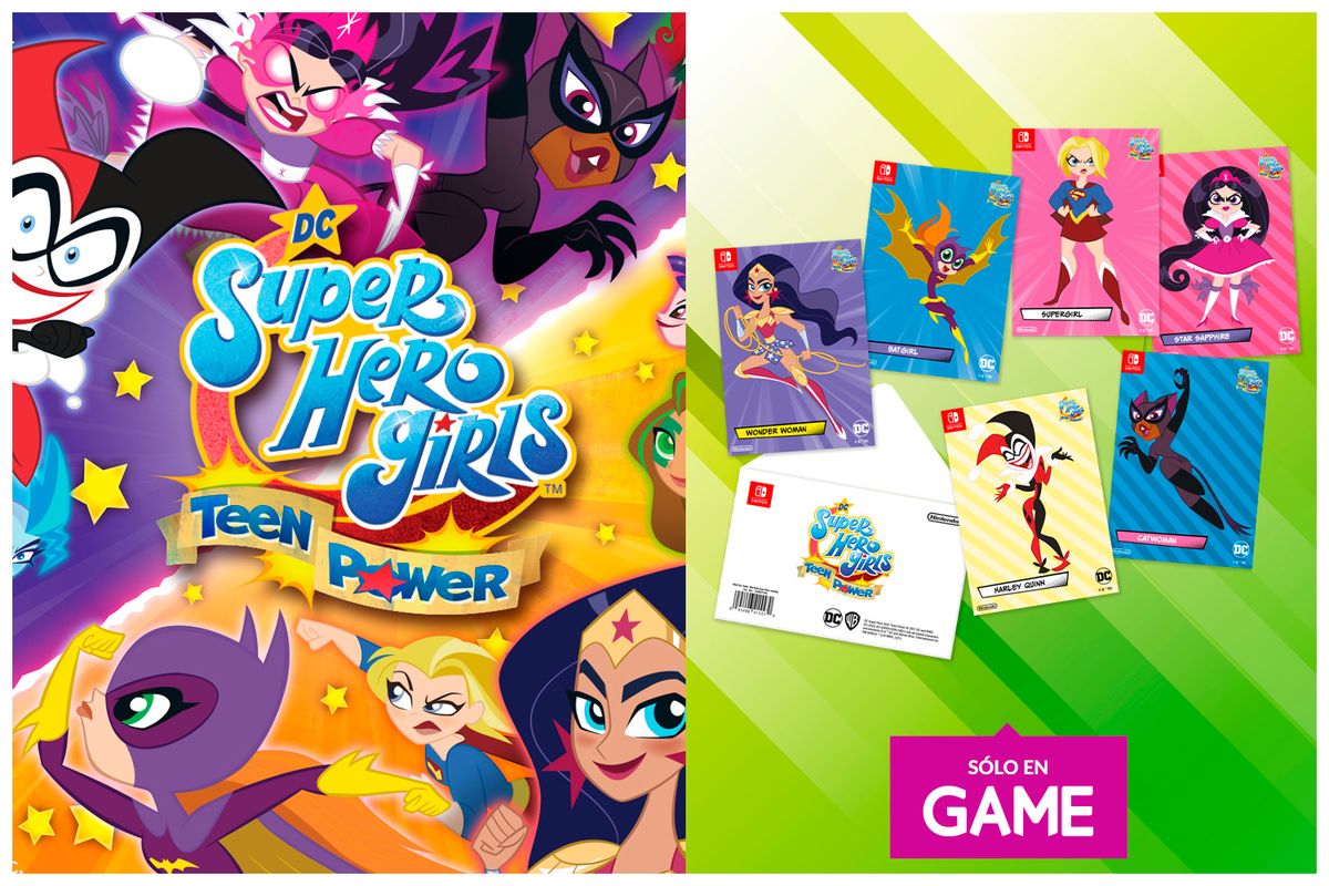 Reserva Dc Super Hero Girls Para Switch En Tiendas Game Y Llévate De Regalo Un Exclusivo Set De 