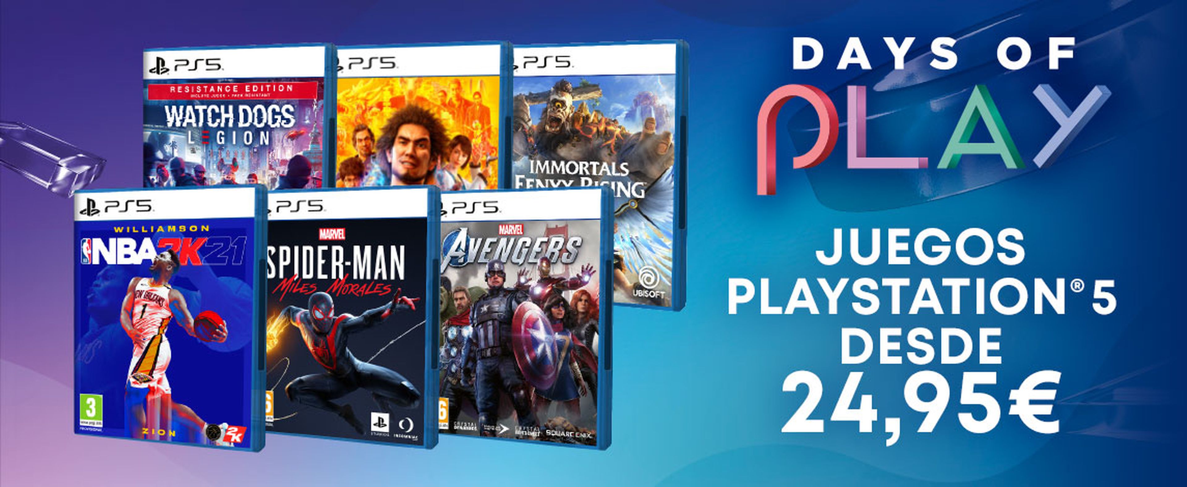 Days of Play en GAME: descuentos en juegos de PS4 y PS5 desde 9,99€, ofertas  en DualSense, packs de PS4 seminuevas y más