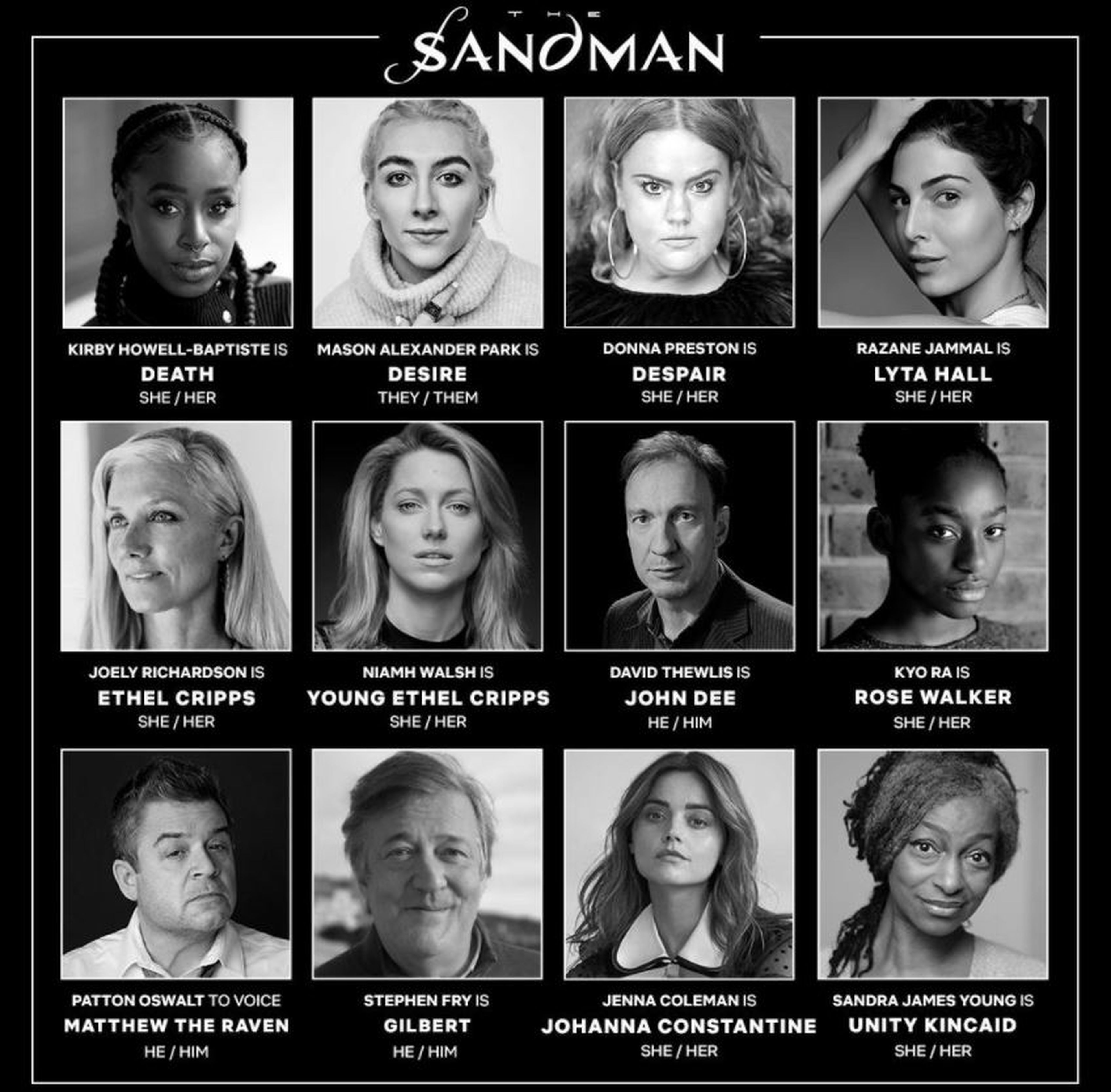 Netflix anuncia los nuevos fichajes del reparto de The Sandman