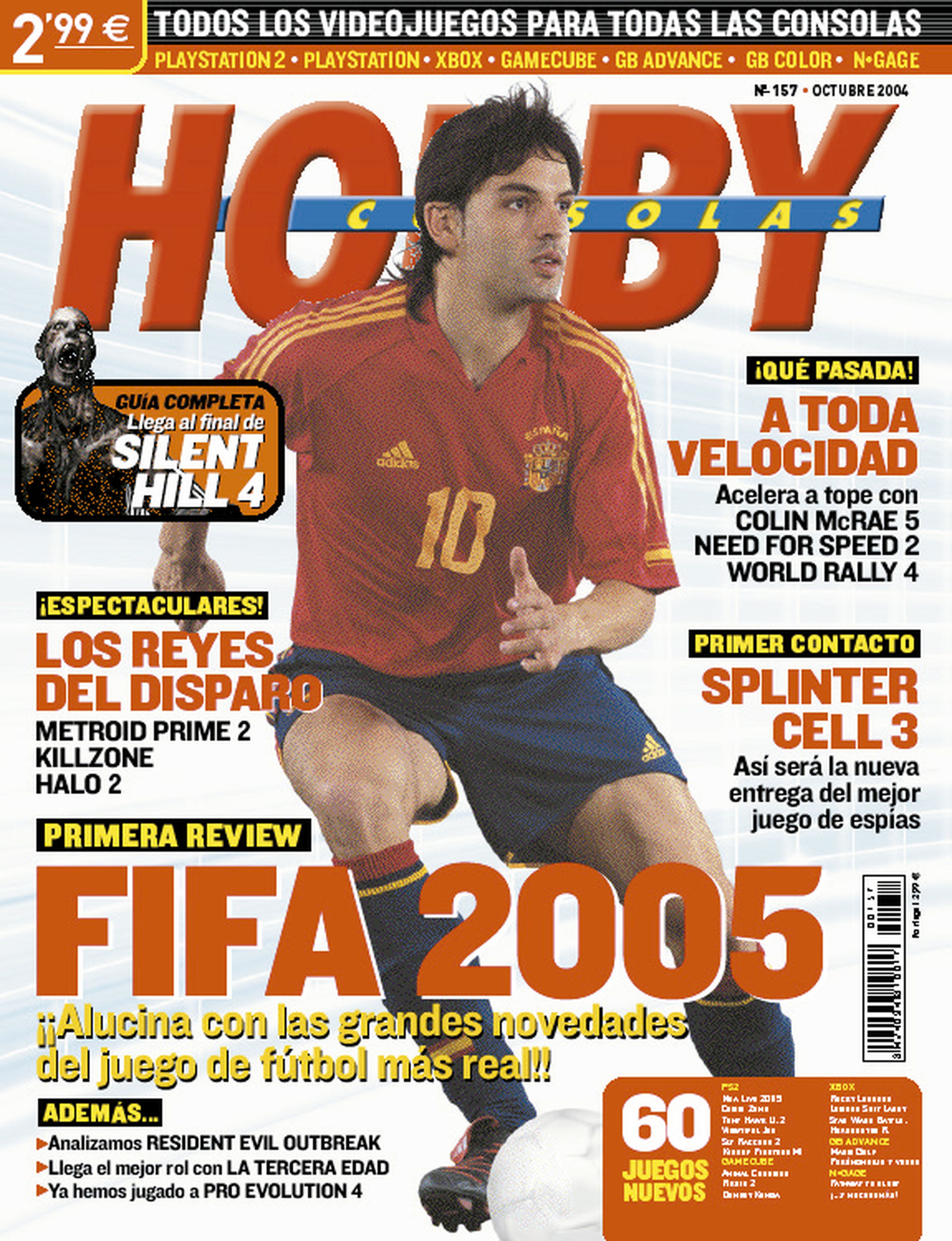 Portada FIFA 2005 en Hobby Consolas