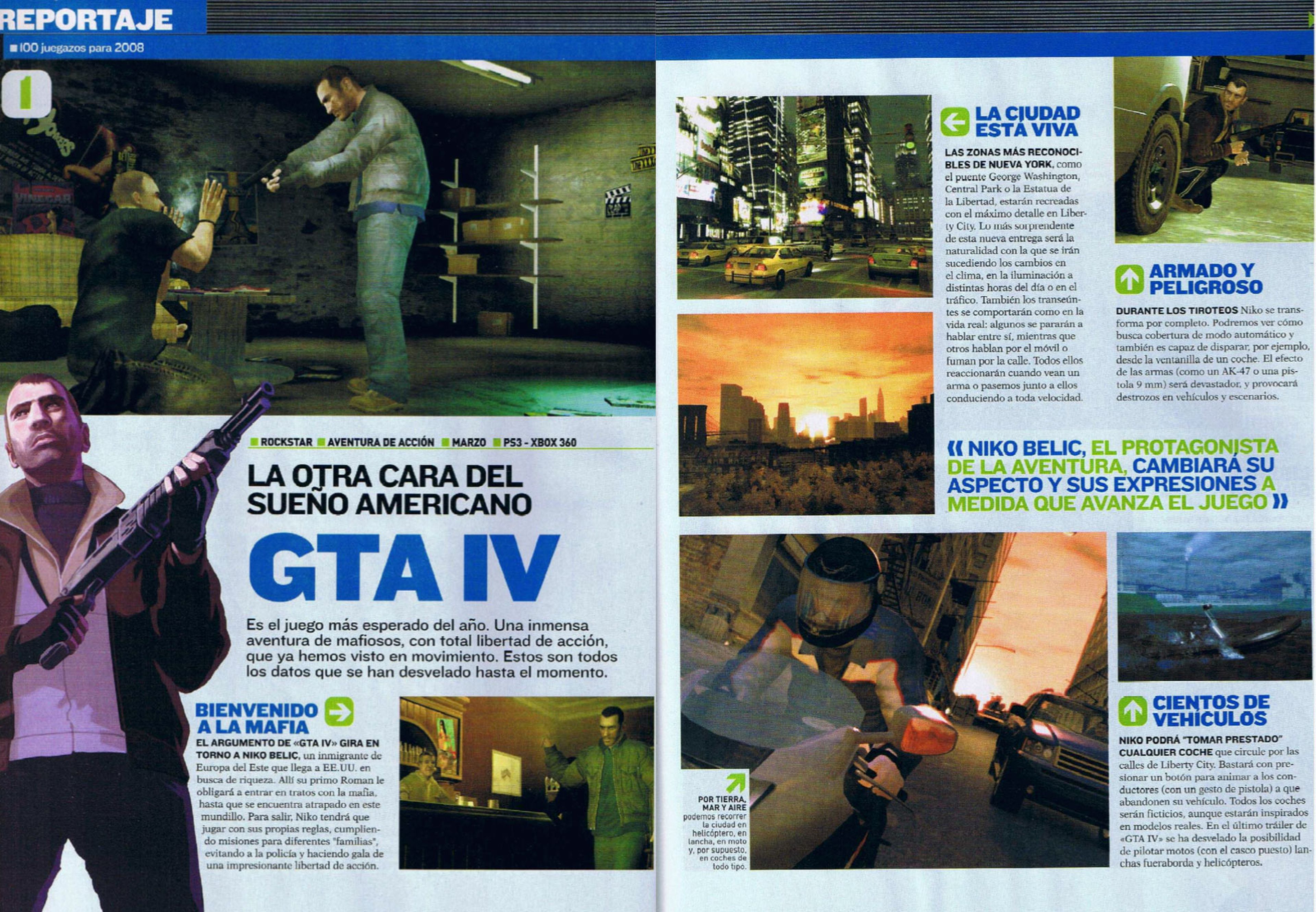 Reportaje GTA IV Hobby Consolas