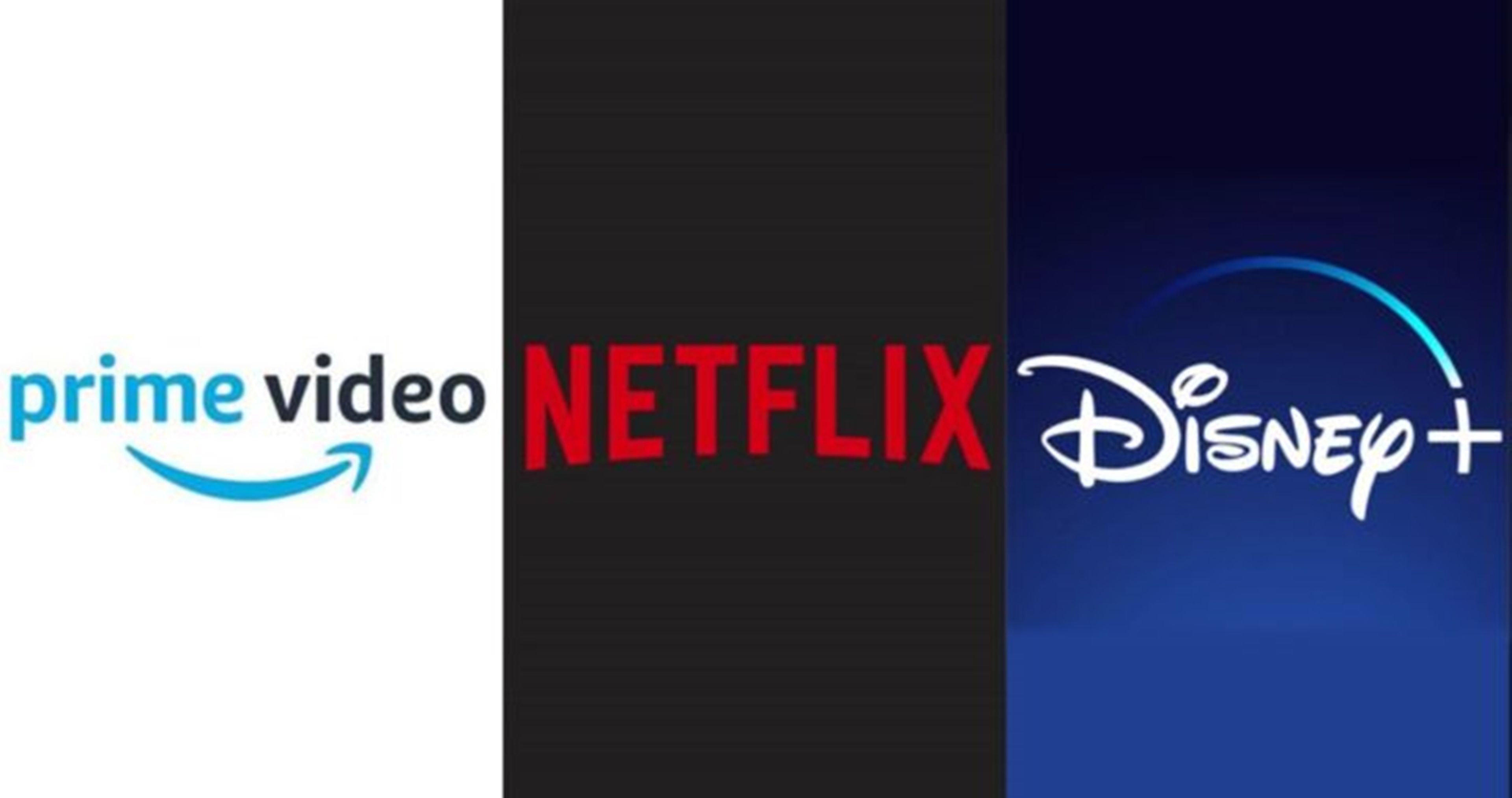Amazon Prime Video, Netflix y Disney Plus