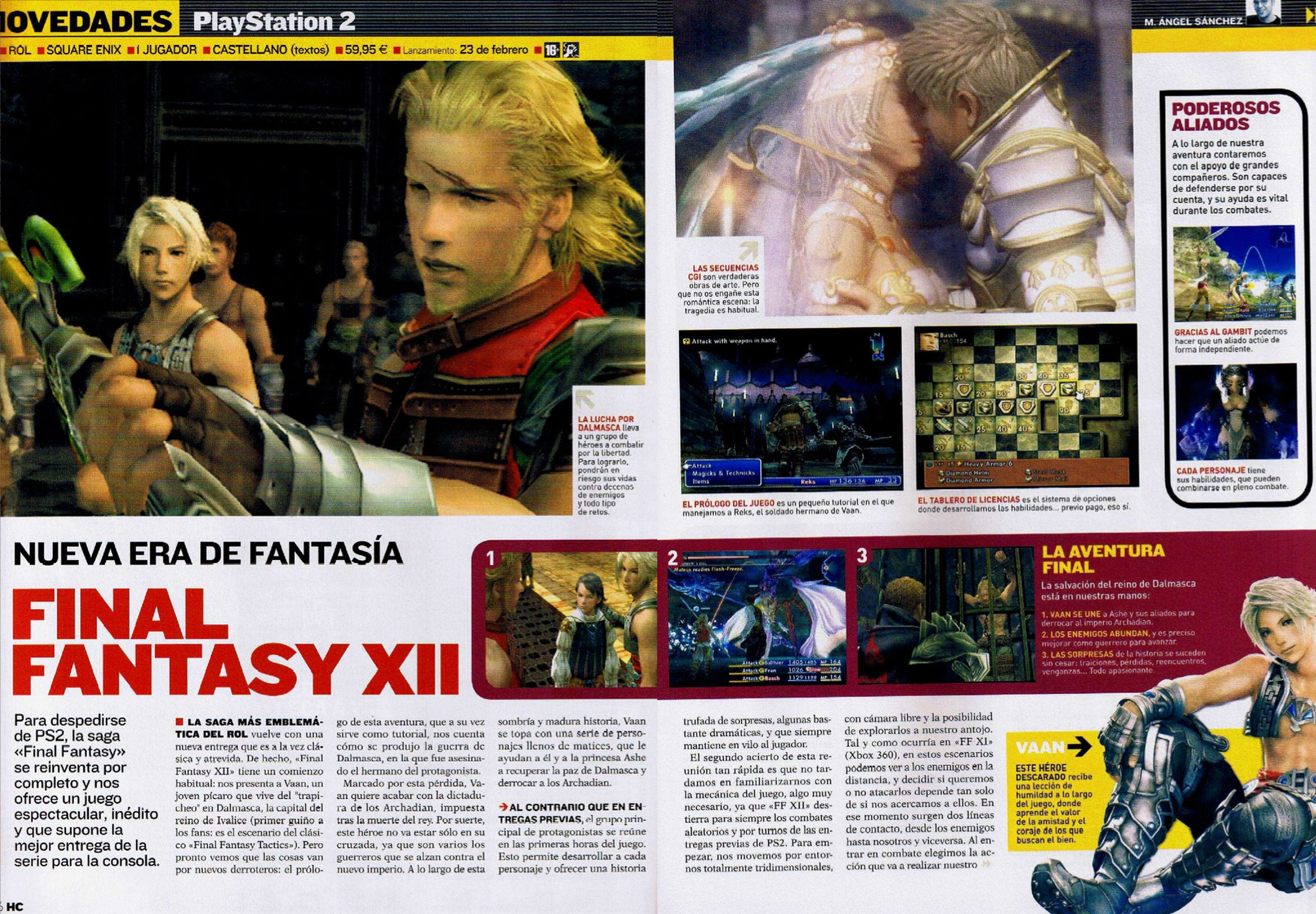 Análisis Final Fantasy XII Hobby Consolas