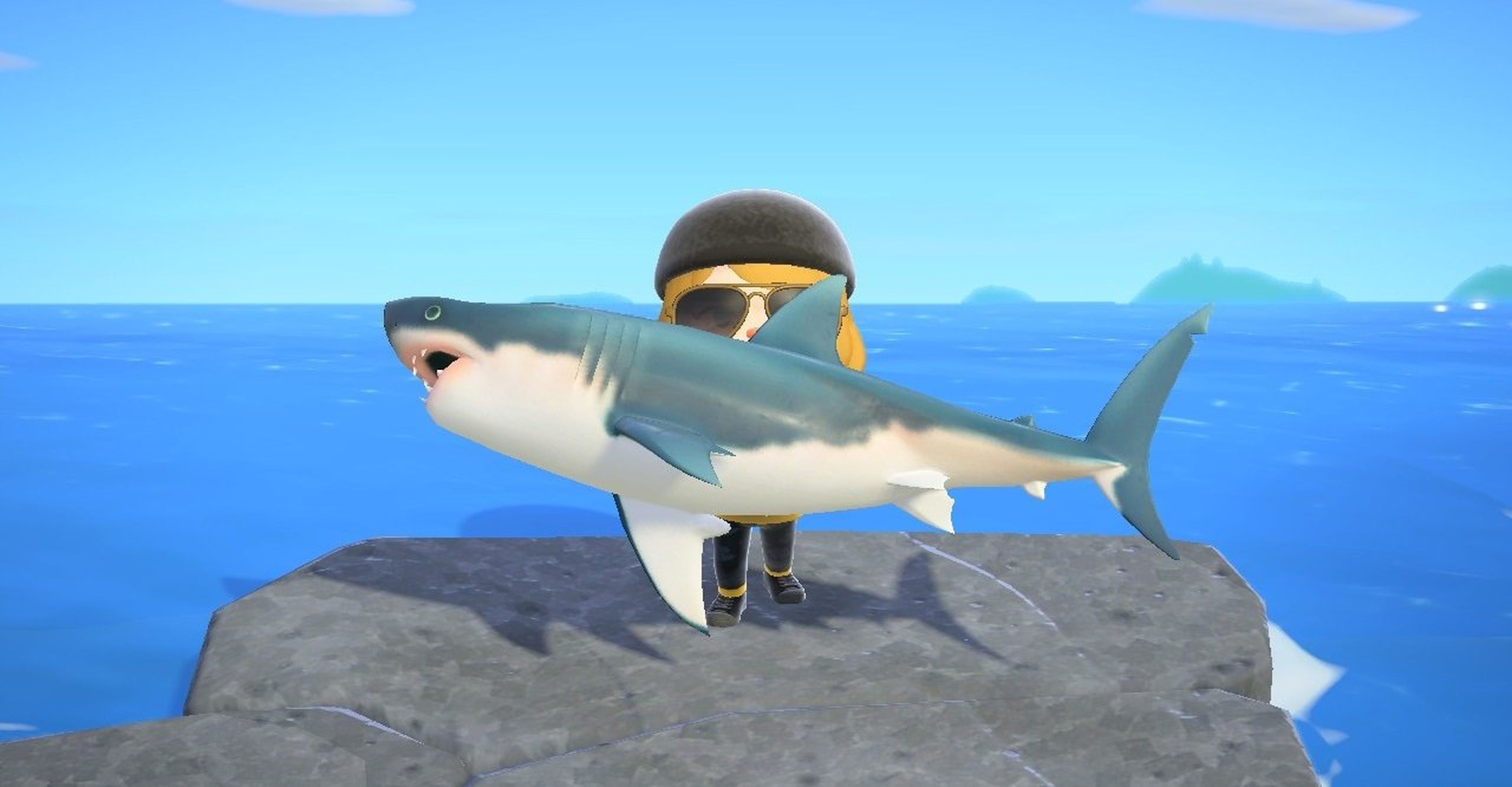 Animal Crossing tiburones
