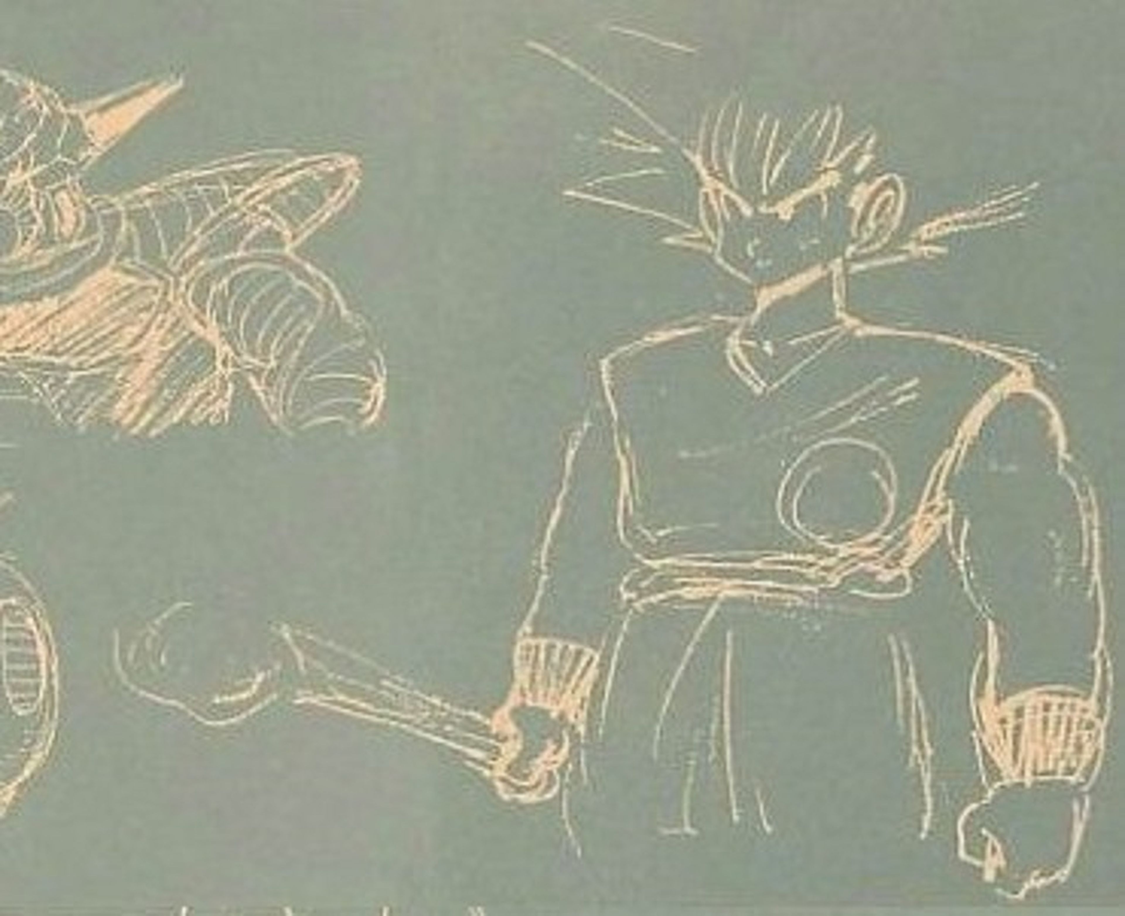 Dragon Ball Z - Así era uno de los diseños perdidos de Goku para la saga Namek... ¡con el bastón de Mutenroshi!