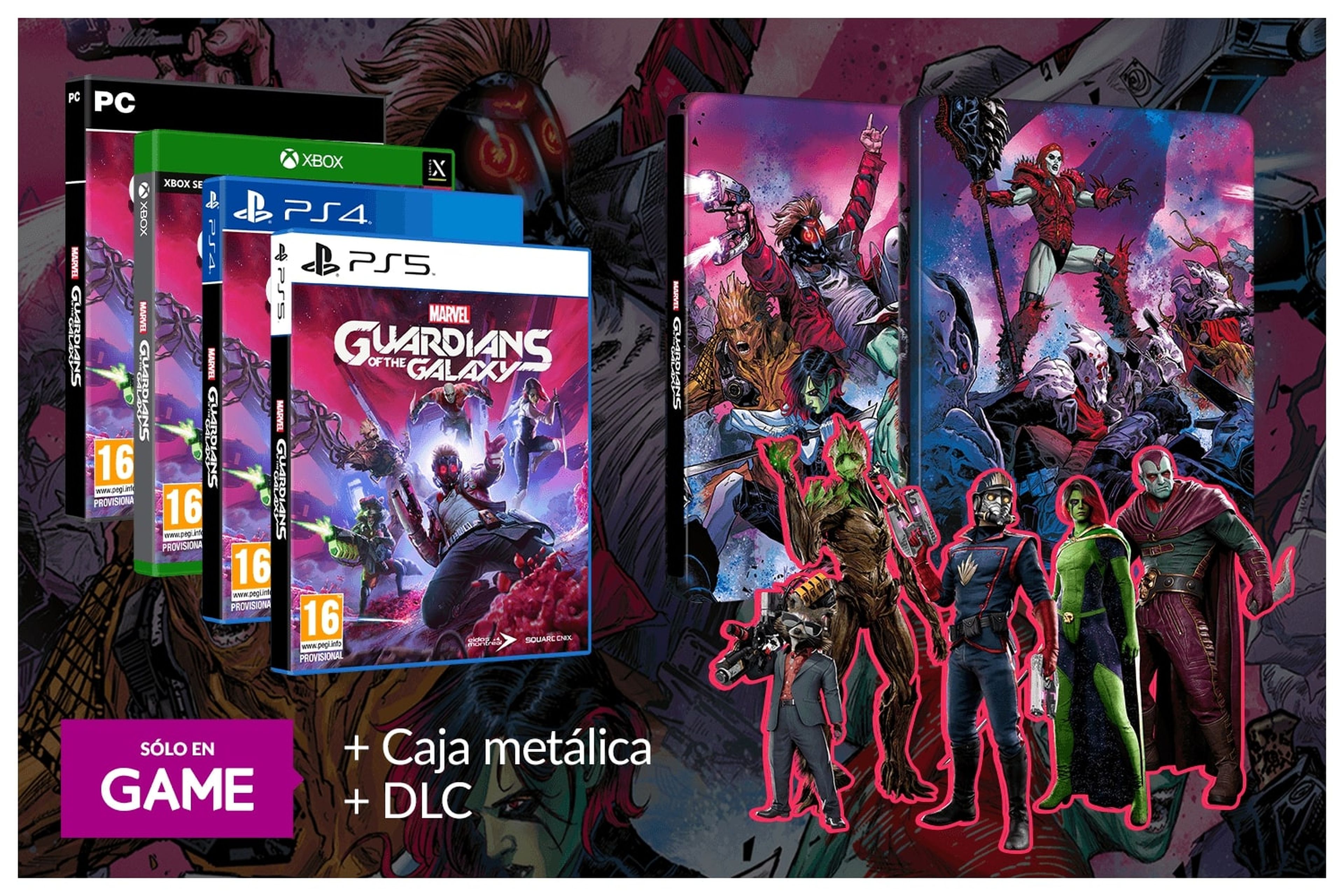 Marvel's Guardians of the Galaxy - Videojuego (PS4, Xbox Series X
